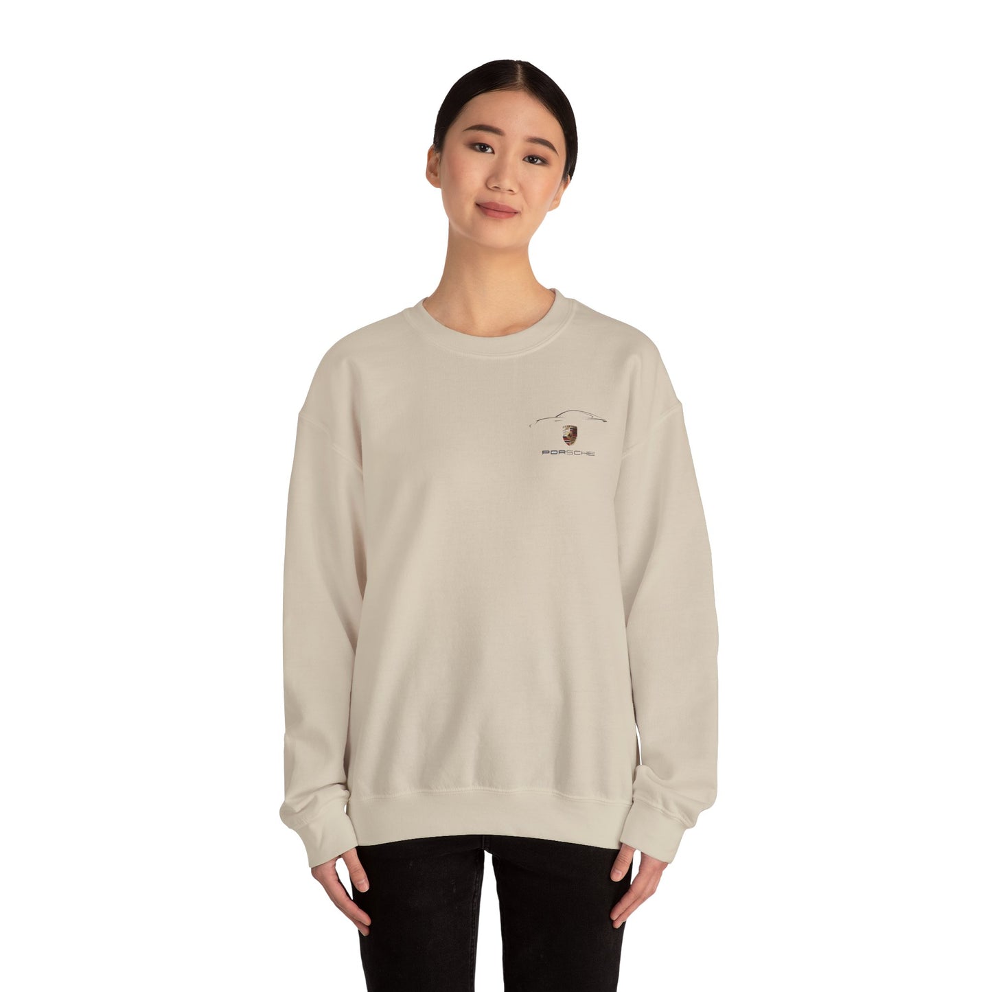 Porsche Logo Unisex Crewneck Sweatshirt - Heavy Blend Vintage Style