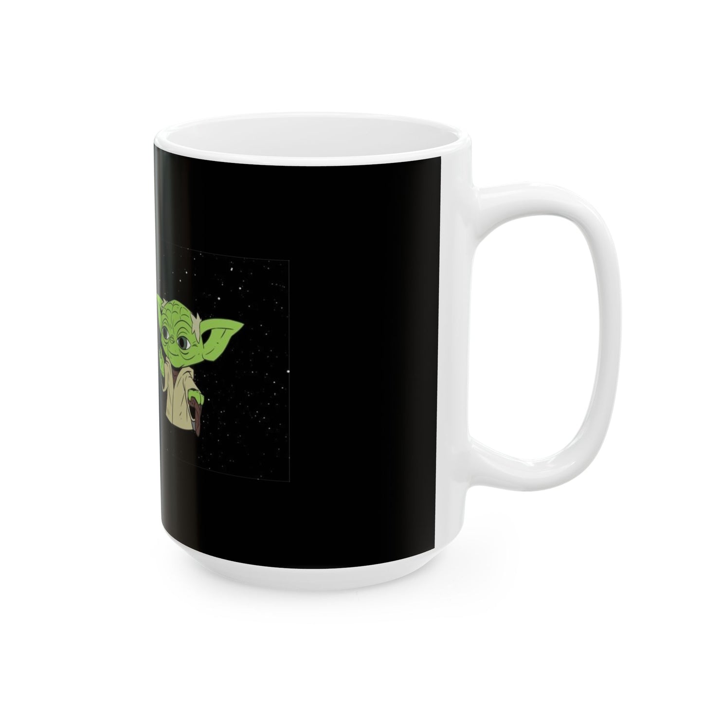 Star Wars Yoda Ceramic Mug - Perfect Gift for Geeks & Fans (11oz, 15oz)