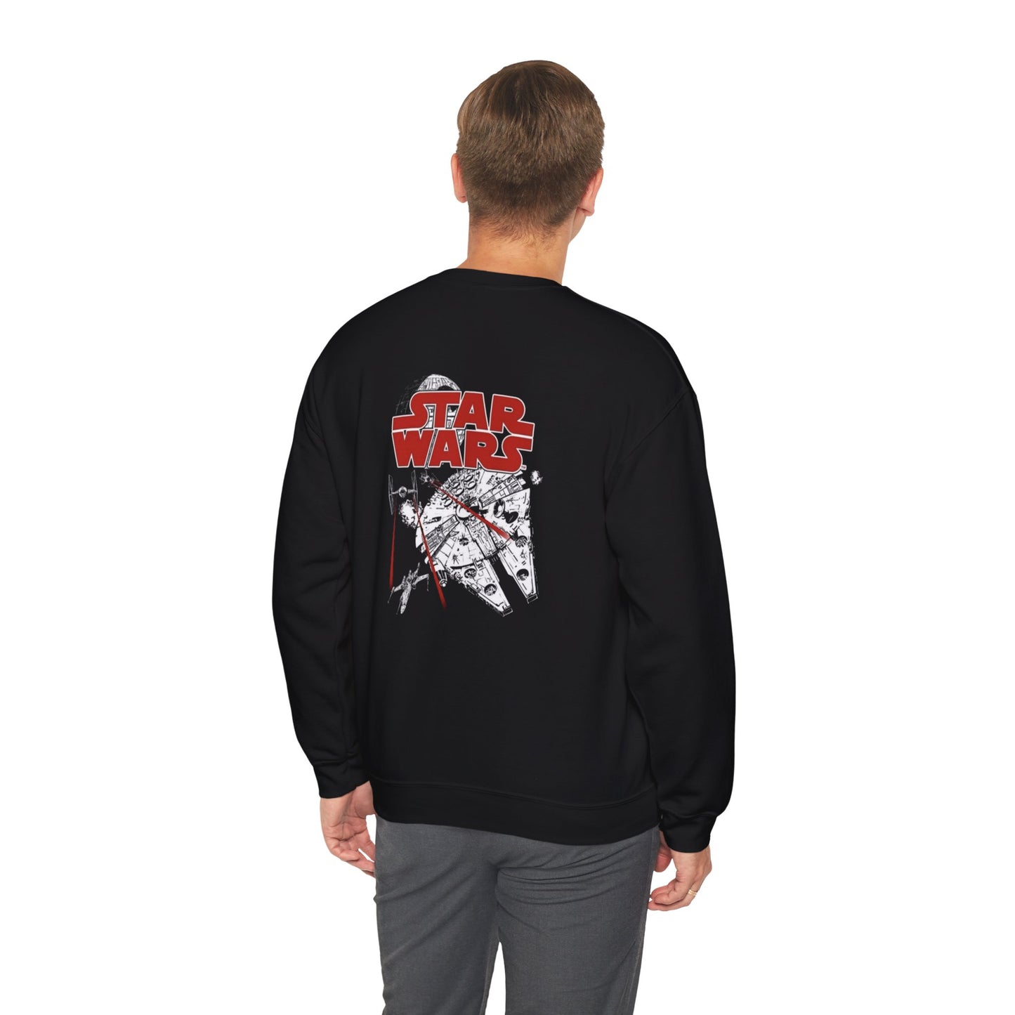 Unisex Star Wars Crewneck Sweatshirt - Vintage Sci-Fi Fan Apparel