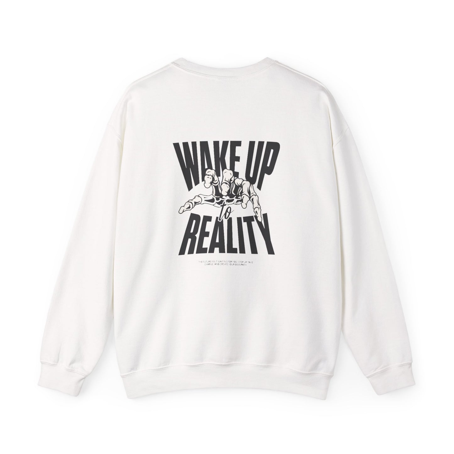 Unisex Heavy Blend™ Crewneck Sweatshirt - "Wake Up Reality" Inspirational Sweatshirt