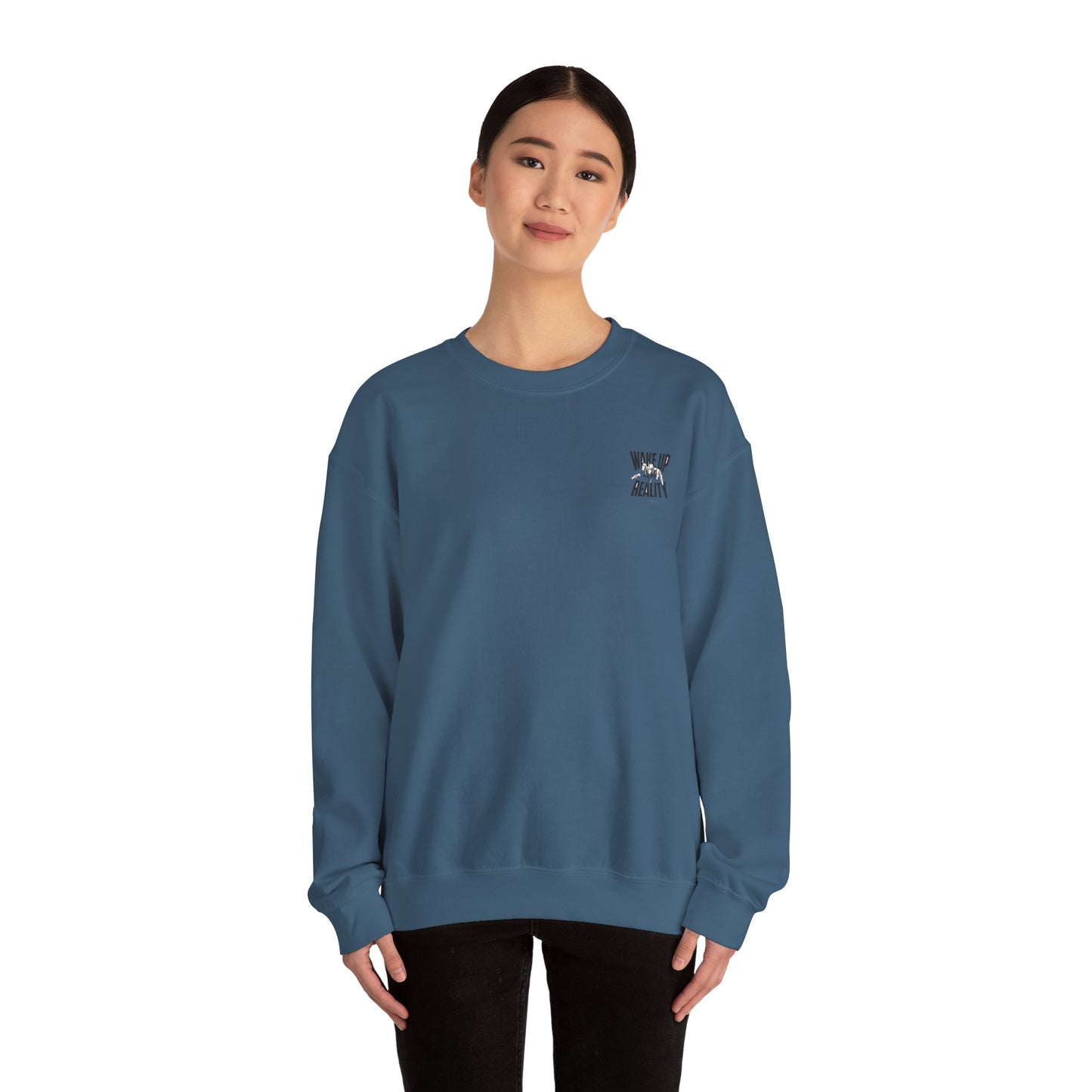 Unisex Heavy Blend™ Crewneck Sweatshirt - "Wake Up Reality" Inspirational Sweatshirt