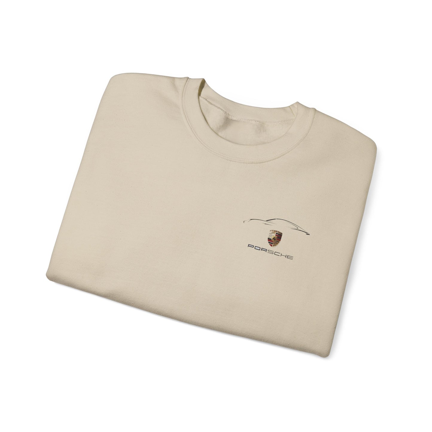 Porsche Logo Unisex Crewneck Sweatshirt - Heavy Blend Vintage Style