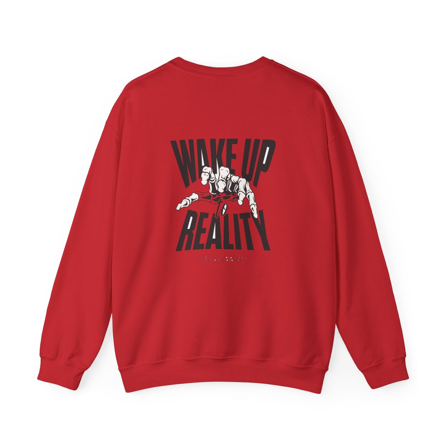Unisex Heavy Blend™ Crewneck Sweatshirt - "Wake Up Reality" Inspirational Sweatshirt