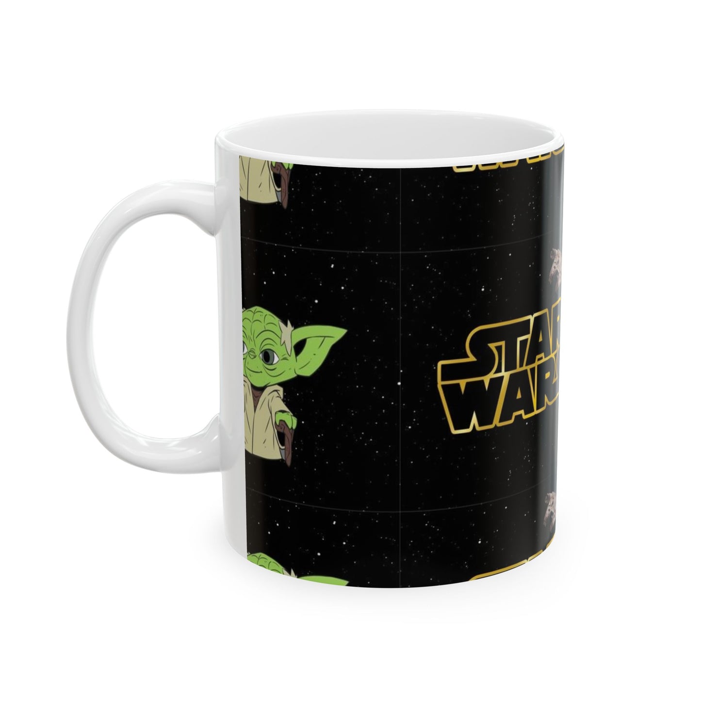 Star Wars Yoda Ceramic Mug - 11oz & 15oz Coffee Cup for Fans