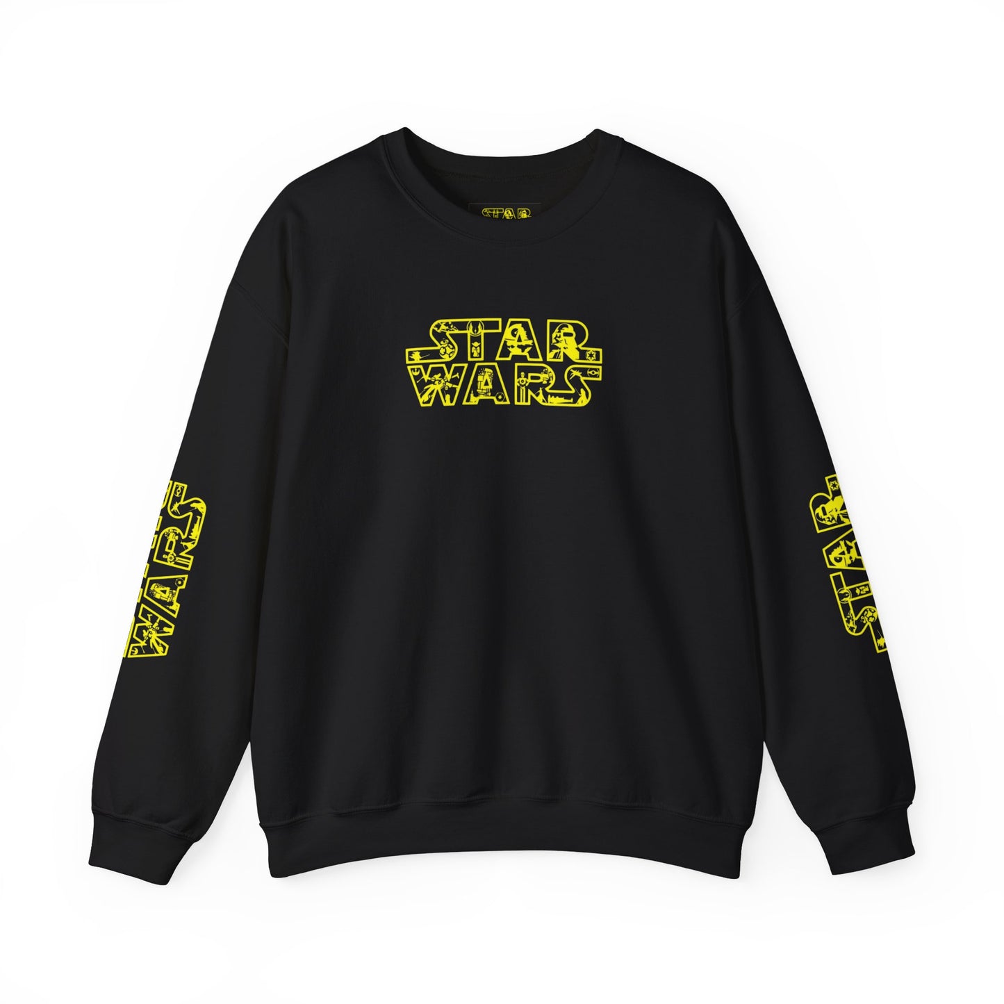 Star Wars Unisex Crewneck Sweatshirt - Retro Graphic, Ideal for Fans