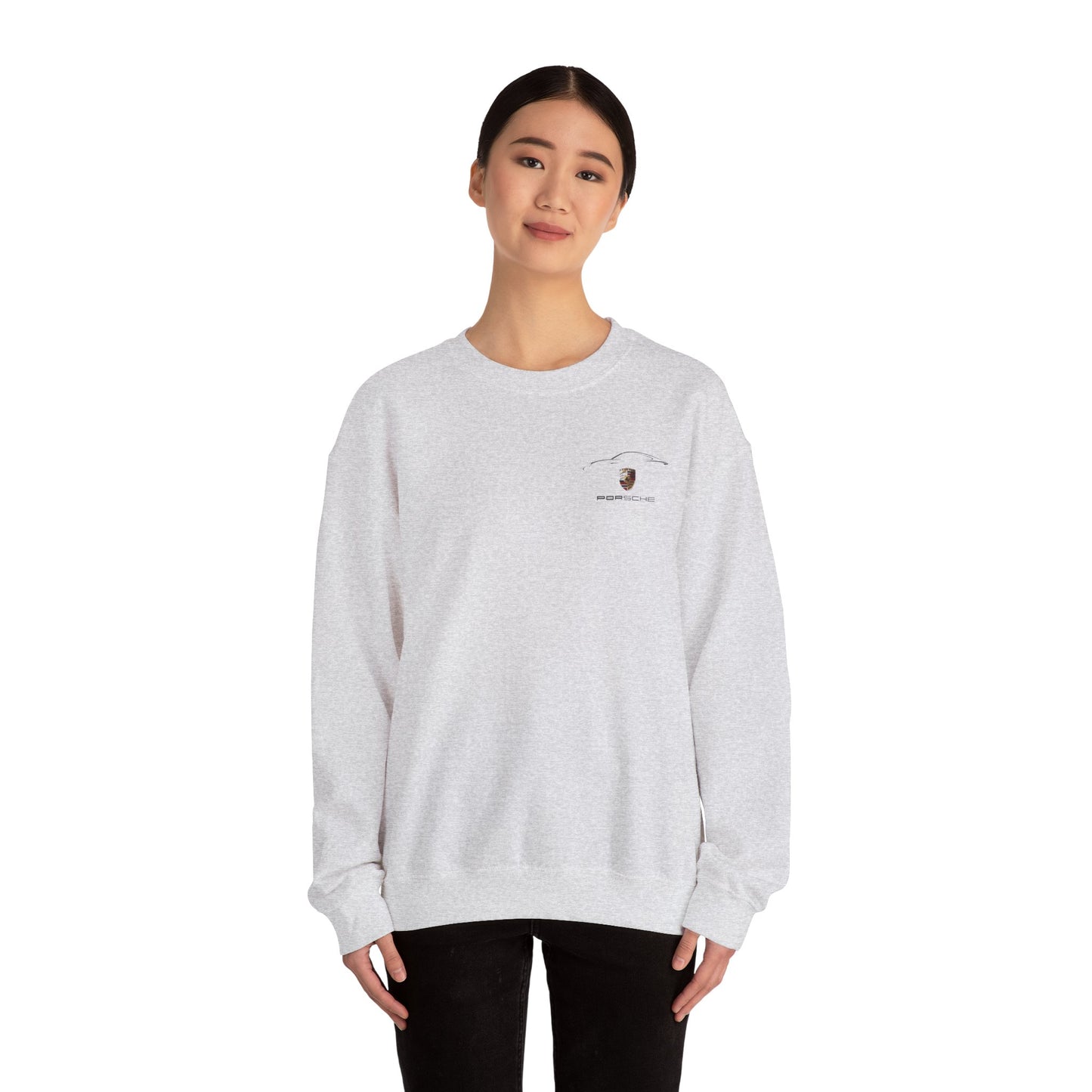 Porsche Logo Unisex Crewneck Sweatshirt - Heavy Blend Vintage Style