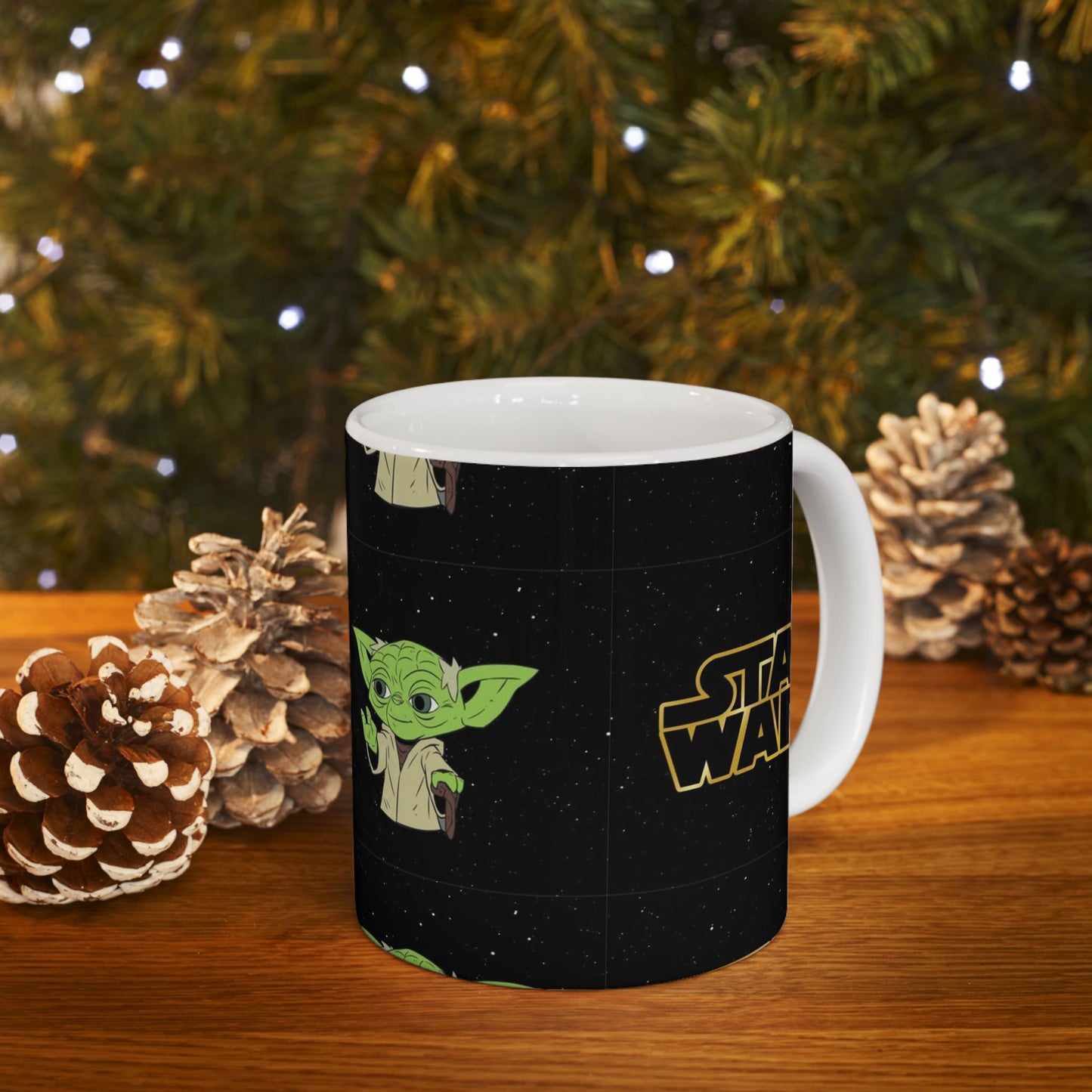 Star Wars Yoda Ceramic Mug - 11oz & 15oz Coffee Cup for Fans