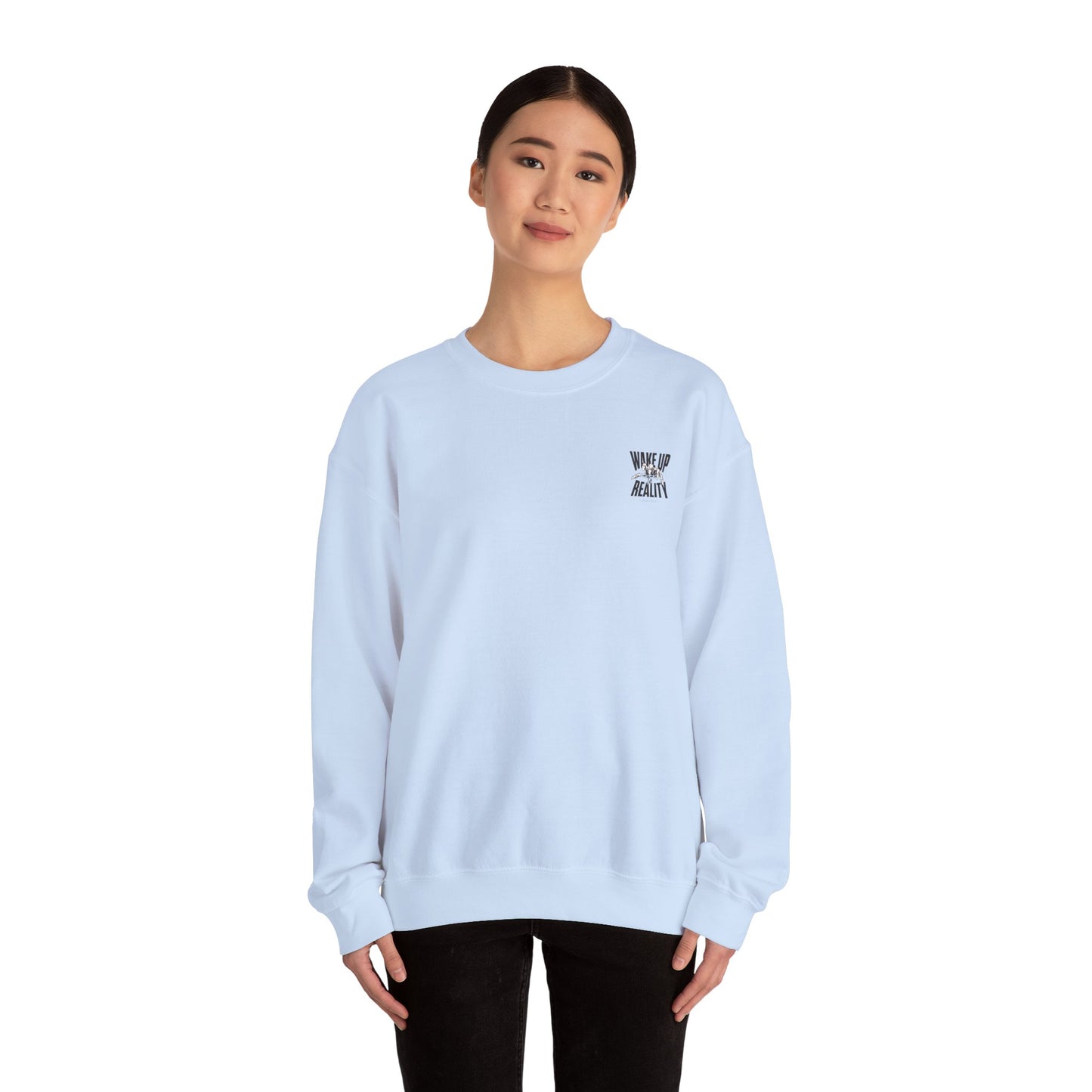 Unisex Heavy Blend™ Crewneck Sweatshirt - "Wake Up Reality" Inspirational Sweatshirt