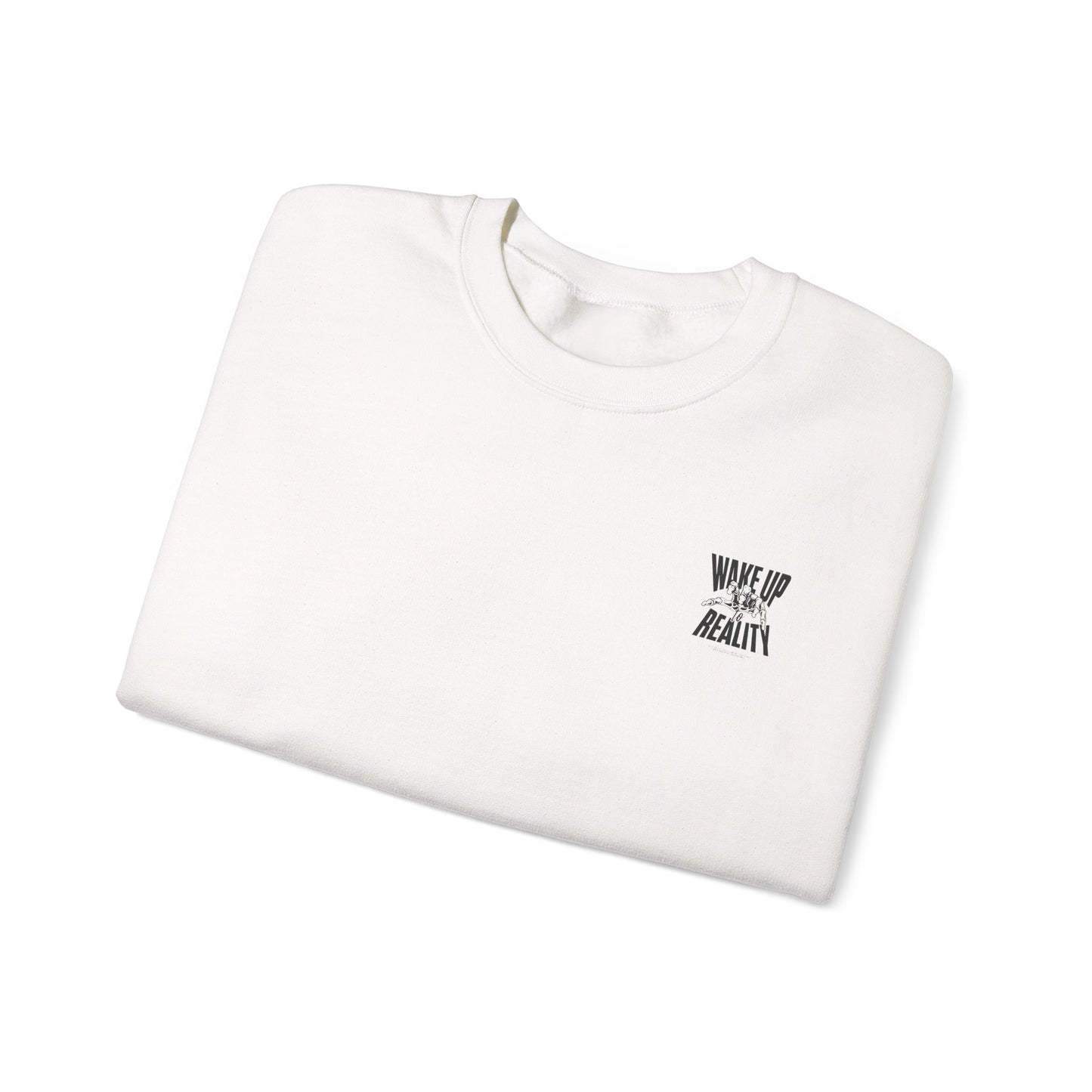 Unisex Heavy Blend™ Crewneck Sweatshirt - "Wake Up Reality" Inspirational Sweatshirt
