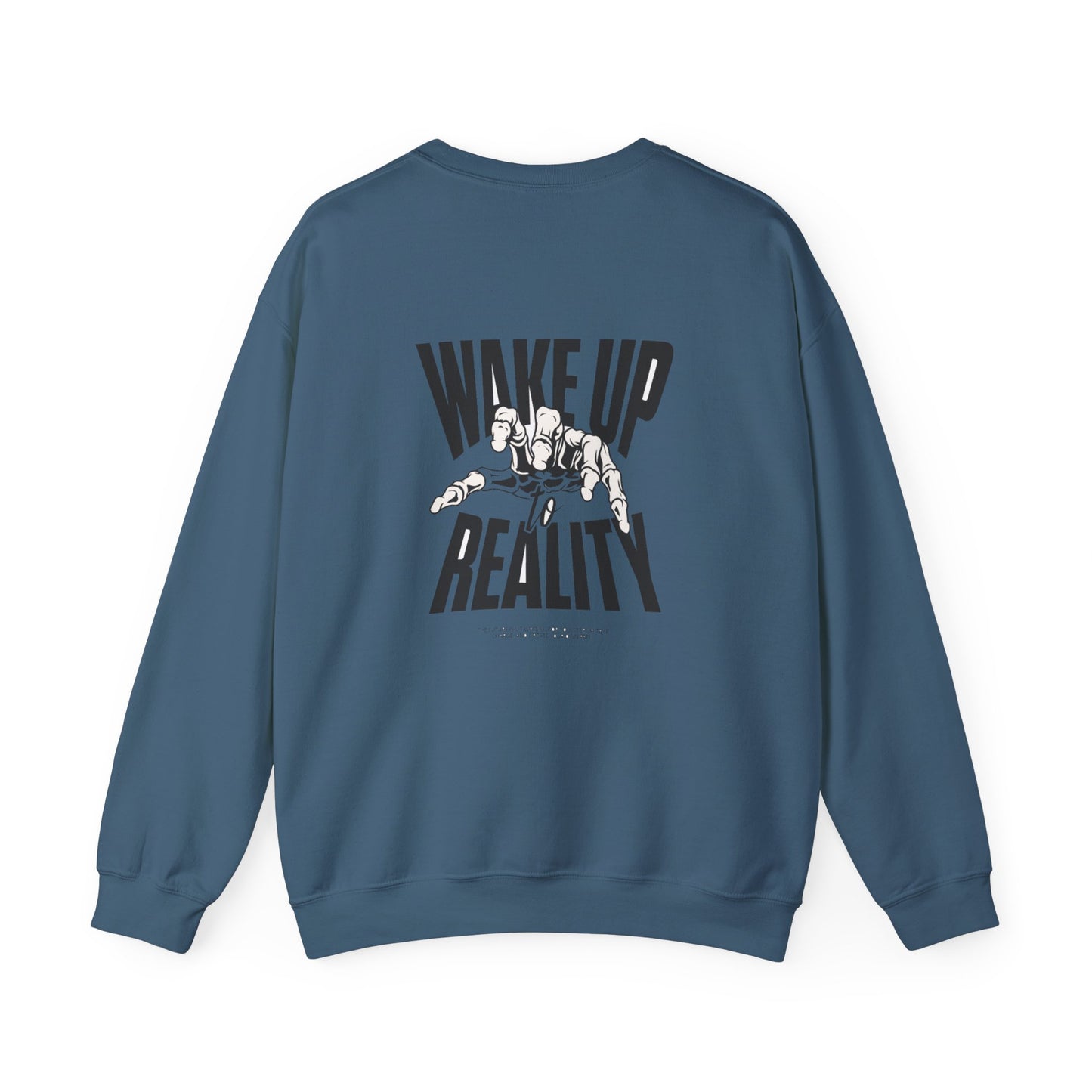Unisex Heavy Blend™ Crewneck Sweatshirt - "Wake Up Reality" Inspirational Sweatshirt