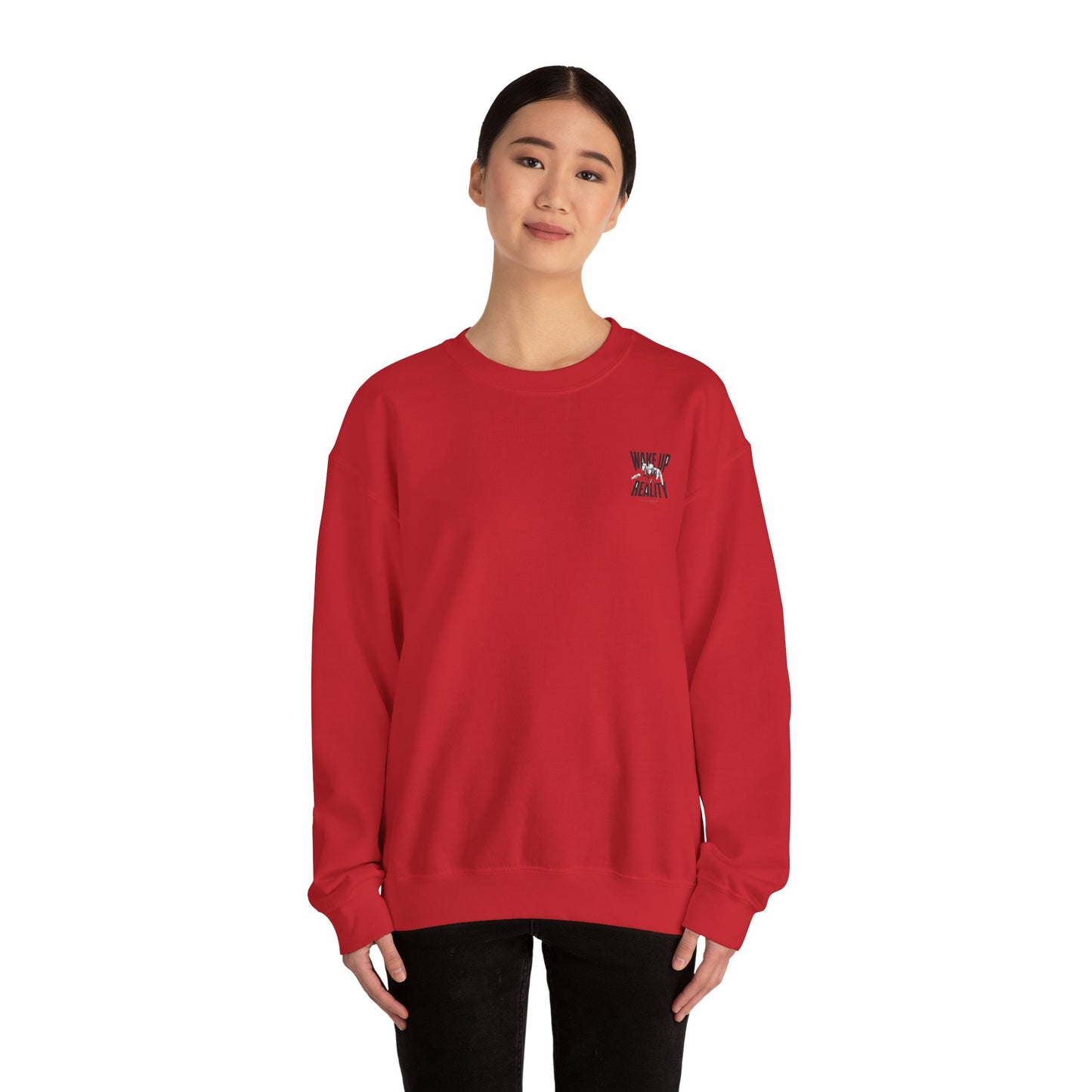 Unisex Heavy Blend™ Crewneck Sweatshirt - "Wake Up Reality" Inspirational Sweatshirt