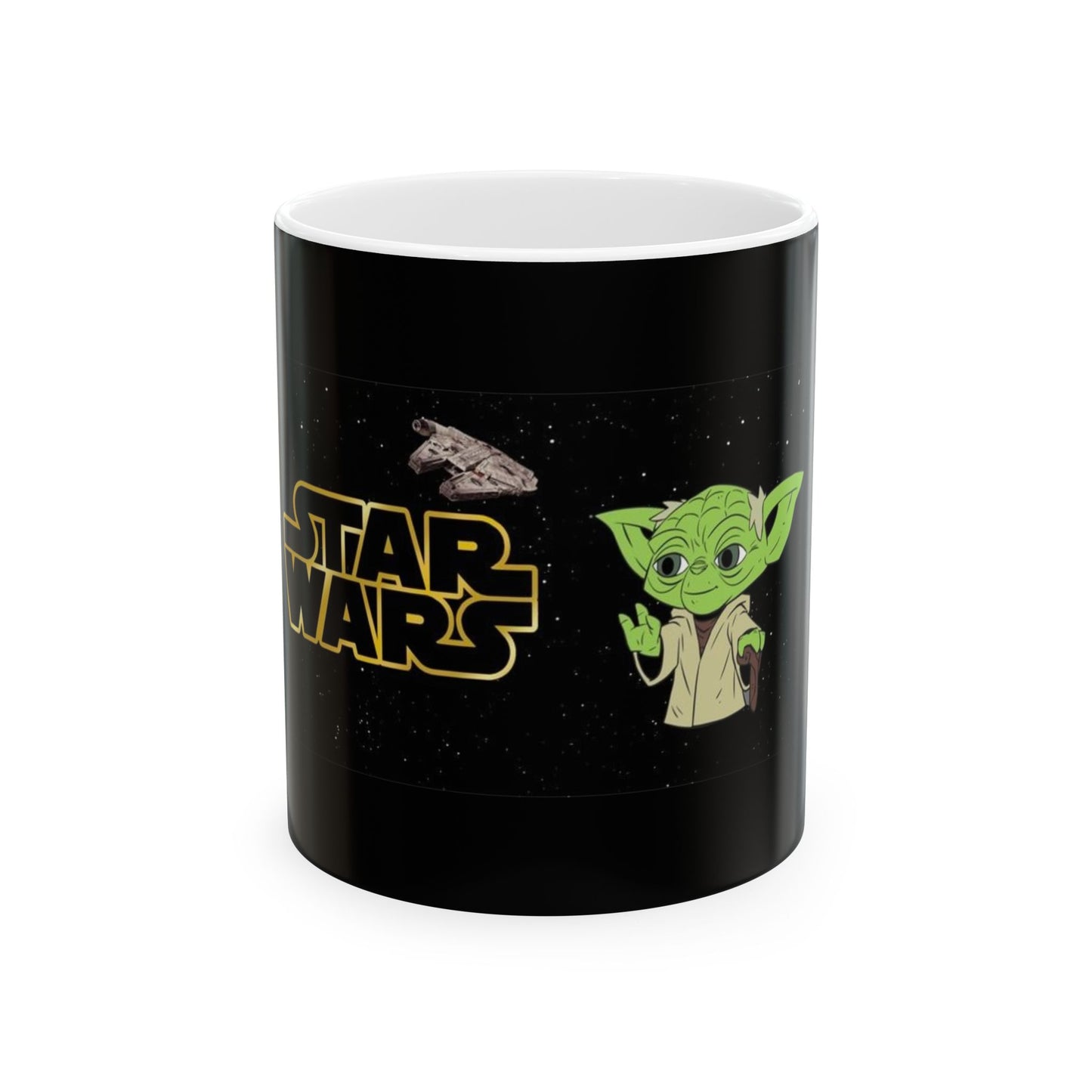 Star Wars Yoda Ceramic Mug - Perfect Gift for Geeks & Fans (11oz, 15oz)