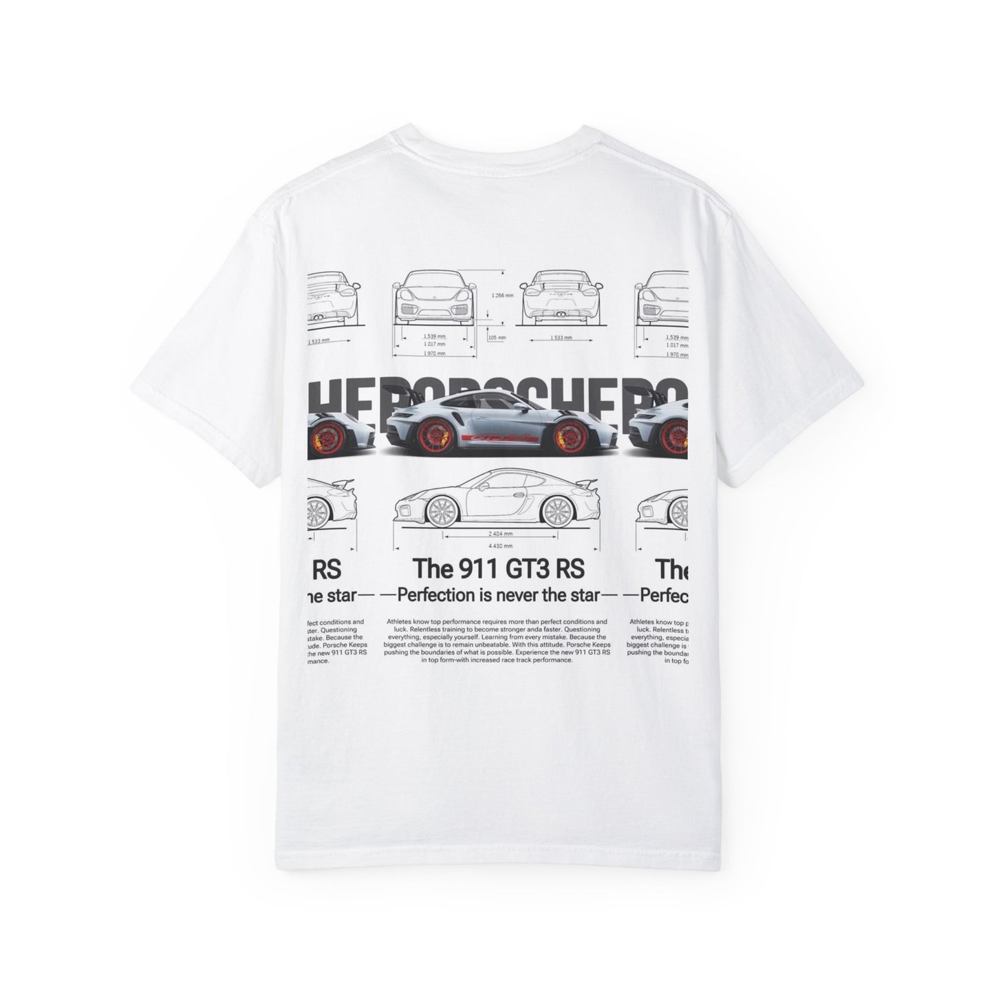 Unisex Automotive T-Shirt - 911 GT3 RS Design - Perfect for Car Enthusiasts