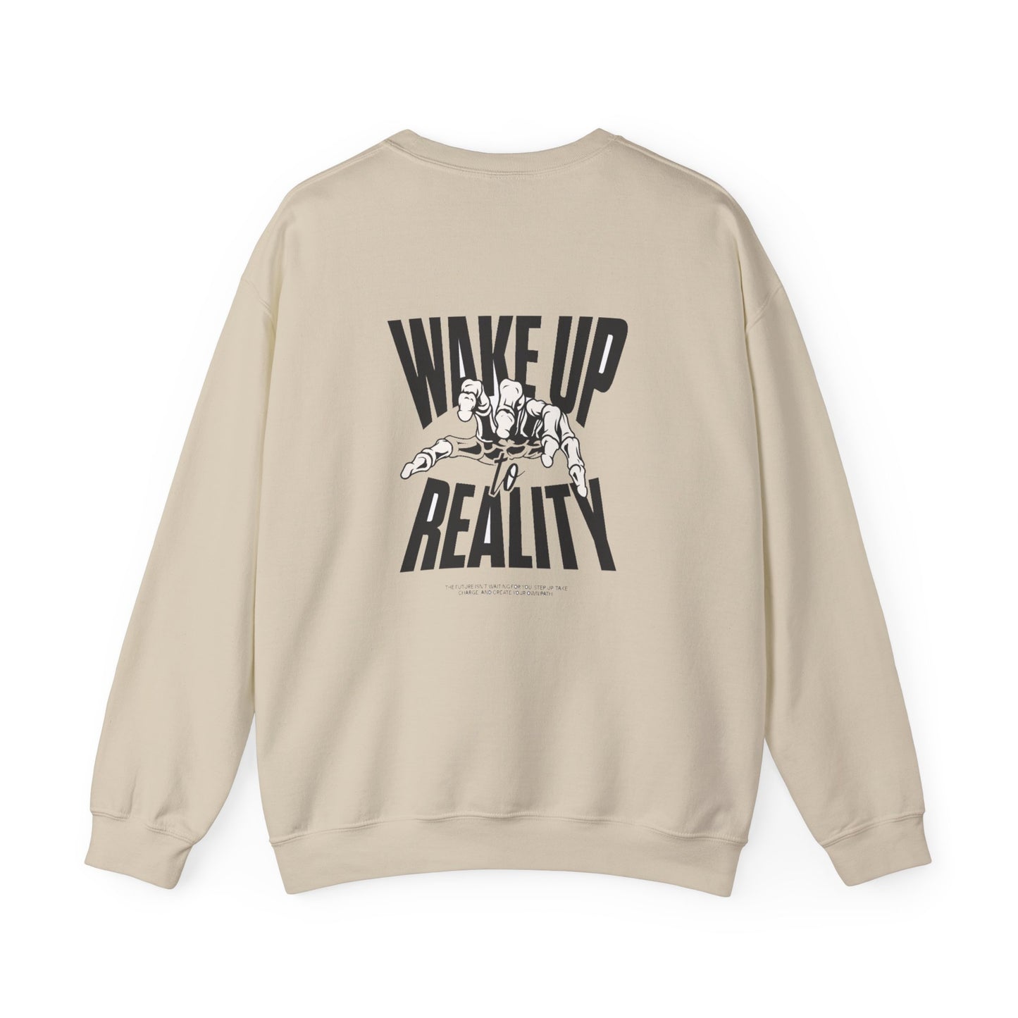 Unisex Heavy Blend™ Crewneck Sweatshirt - "Wake Up Reality" Inspirational Sweatshirt