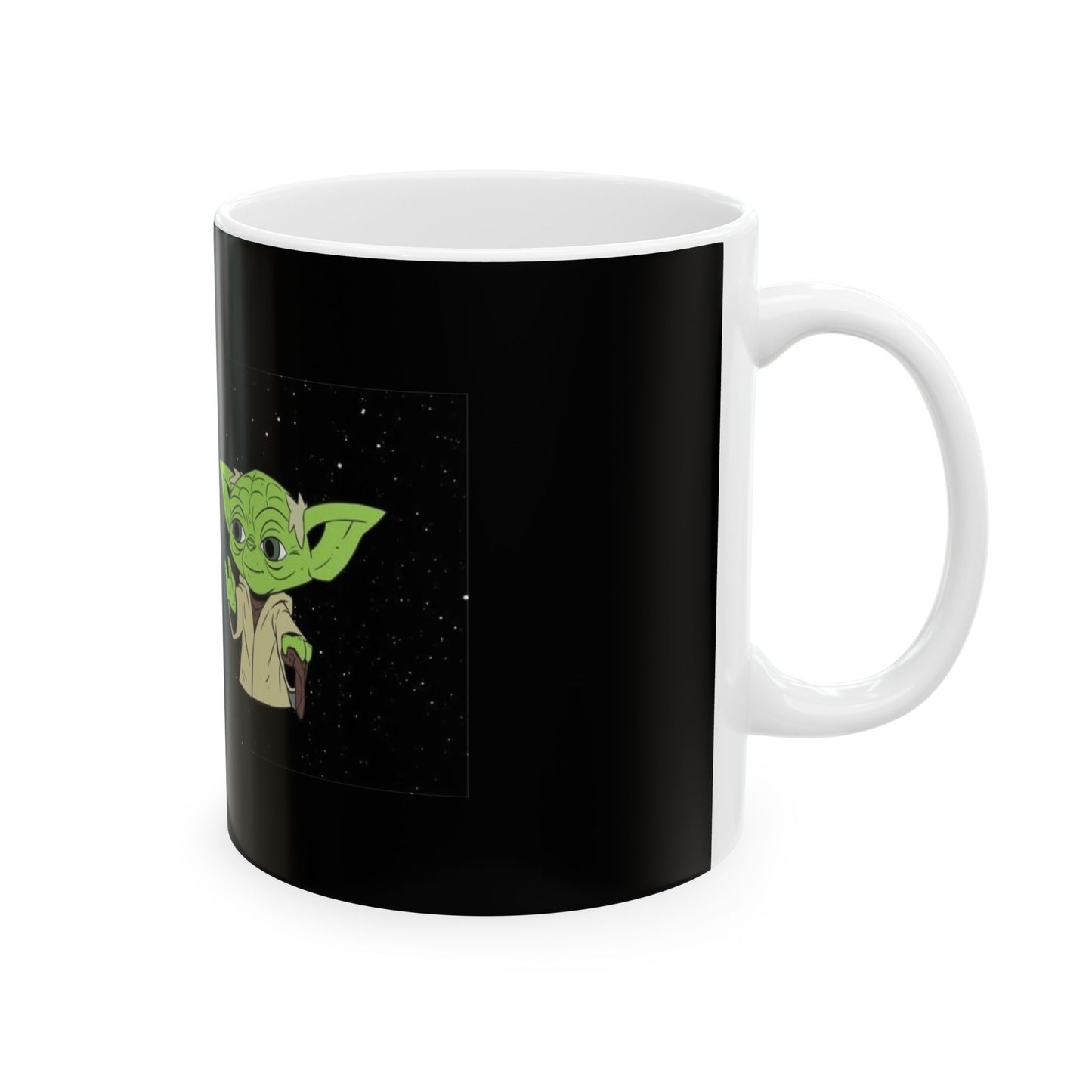 Star Wars Yoda Ceramic Mug - Perfect Gift for Geeks & Fans (11oz, 15oz)