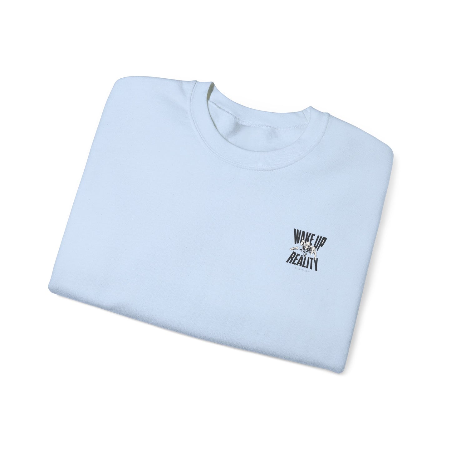 Unisex Heavy Blend™ Crewneck Sweatshirt - "Wake Up Reality" Inspirational Sweatshirt