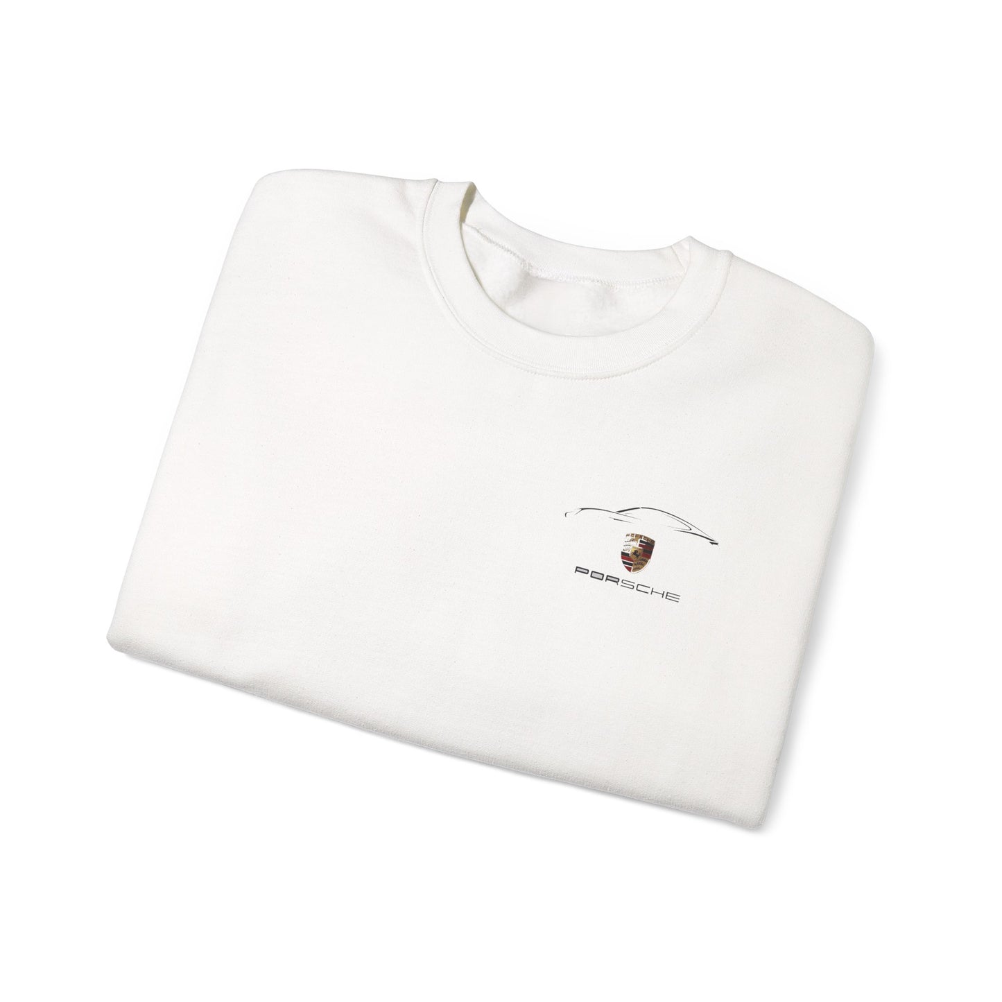 Porsche Logo Unisex Crewneck Sweatshirt - Heavy Blend Vintage Style