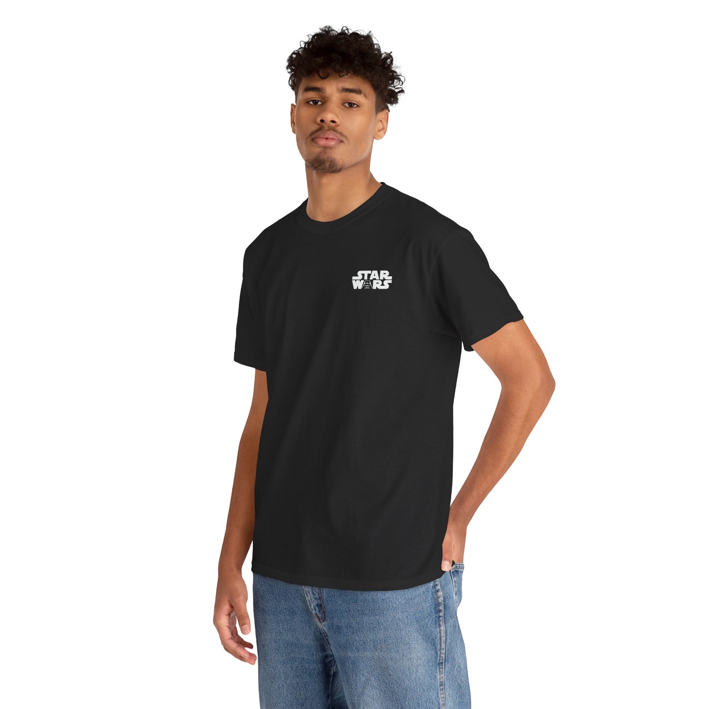 Star Wars Unisex Heavy Cotton Tee with Luke Skywalker Design