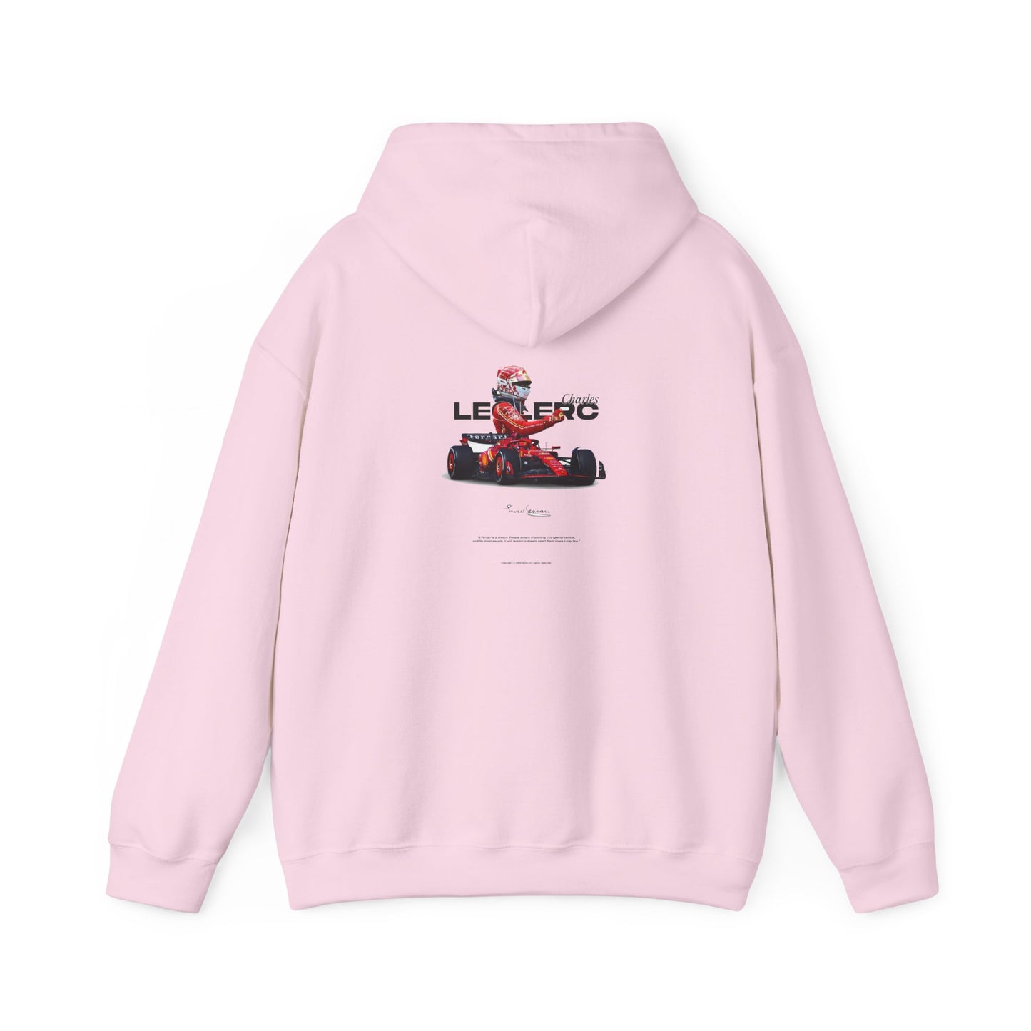 Unisex Heavy Blend™ Hooded Sweatshirt - Leclerc Racing Graphic