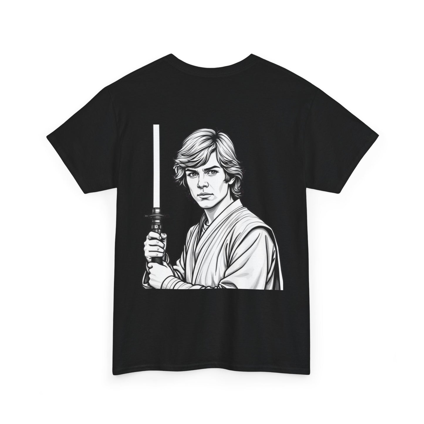 Star Wars Unisex Heavy Cotton Tee with Luke Skywalker Design