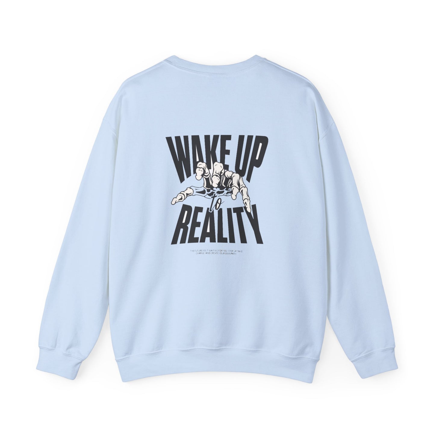 Unisex Heavy Blend™ Crewneck Sweatshirt - "Wake Up Reality" Inspirational Sweatshirt