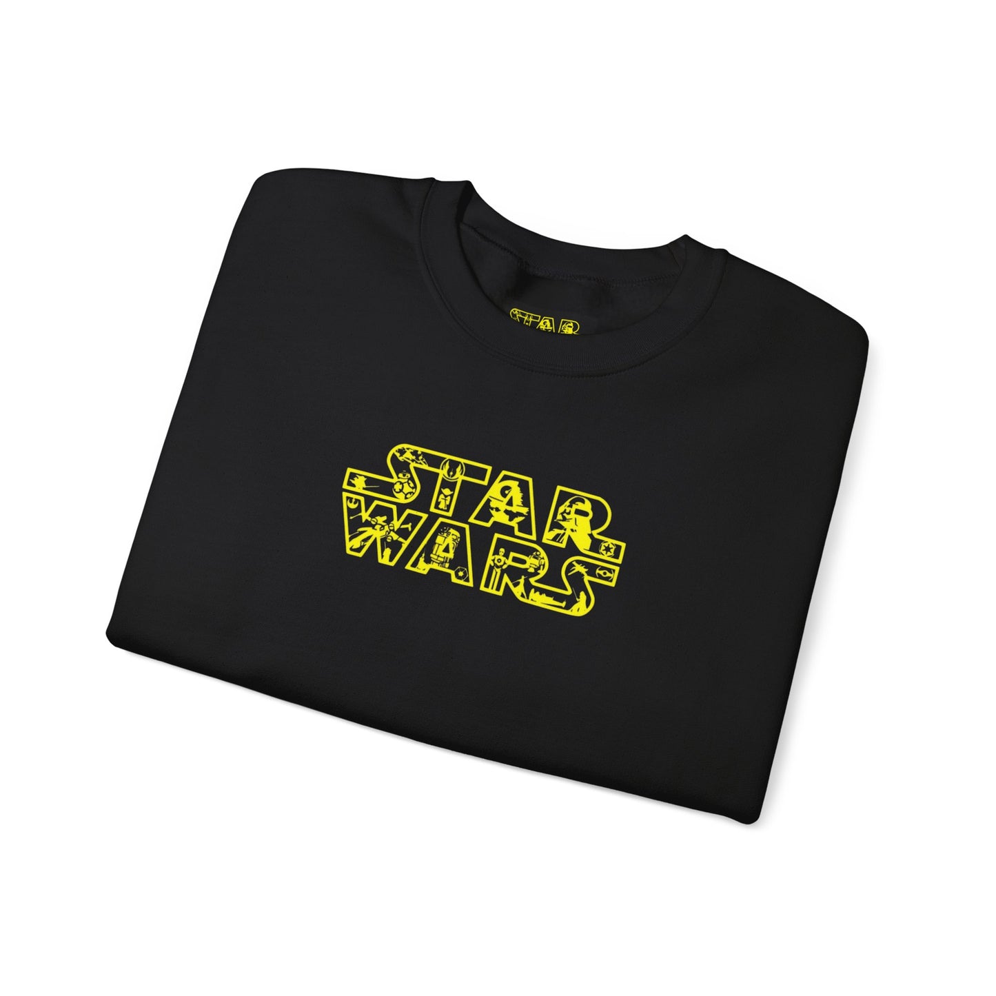 Star Wars Unisex Crewneck Sweatshirt - Retro Graphic, Ideal for Fans