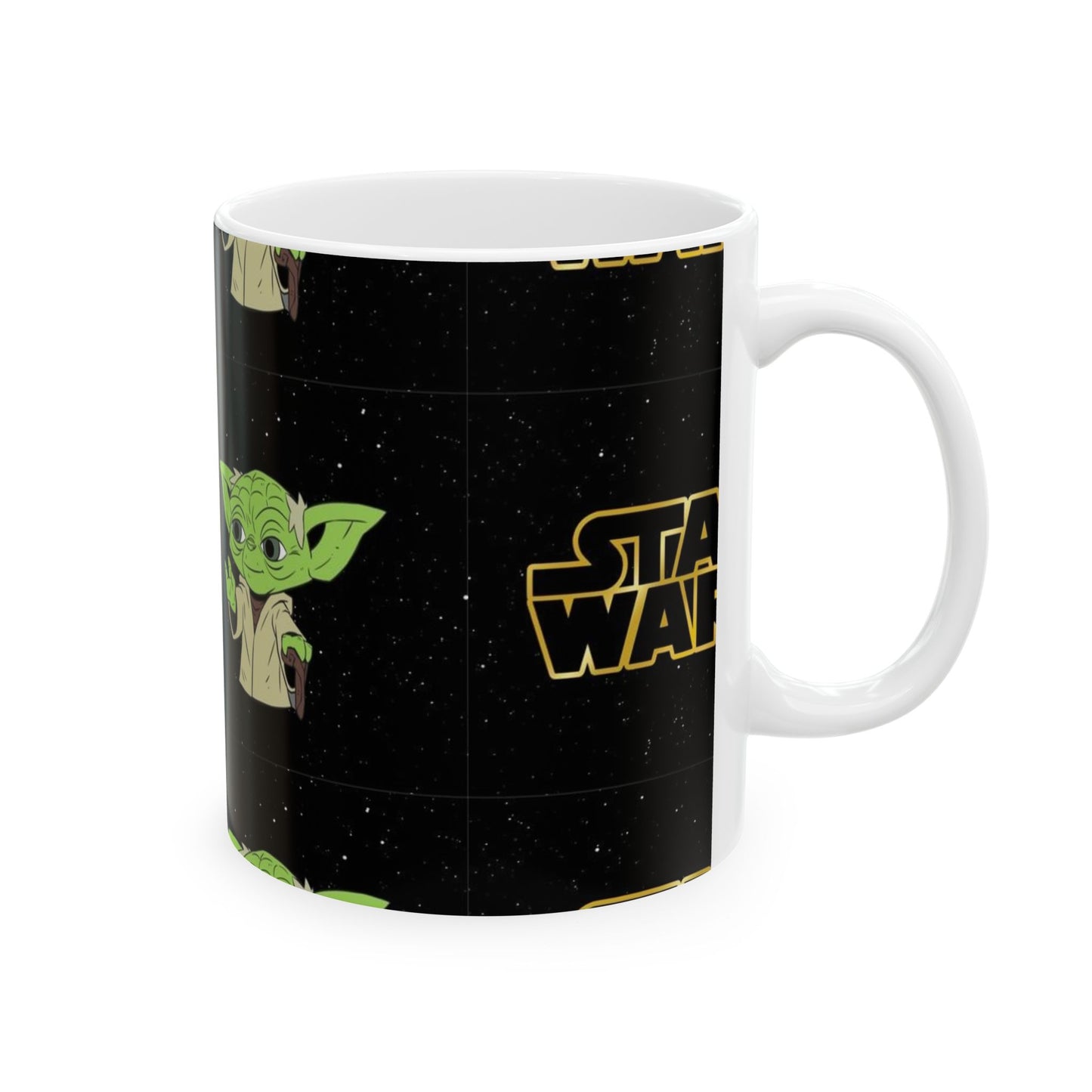Star Wars Yoda Ceramic Mug - 11oz & 15oz Coffee Cup for Fans