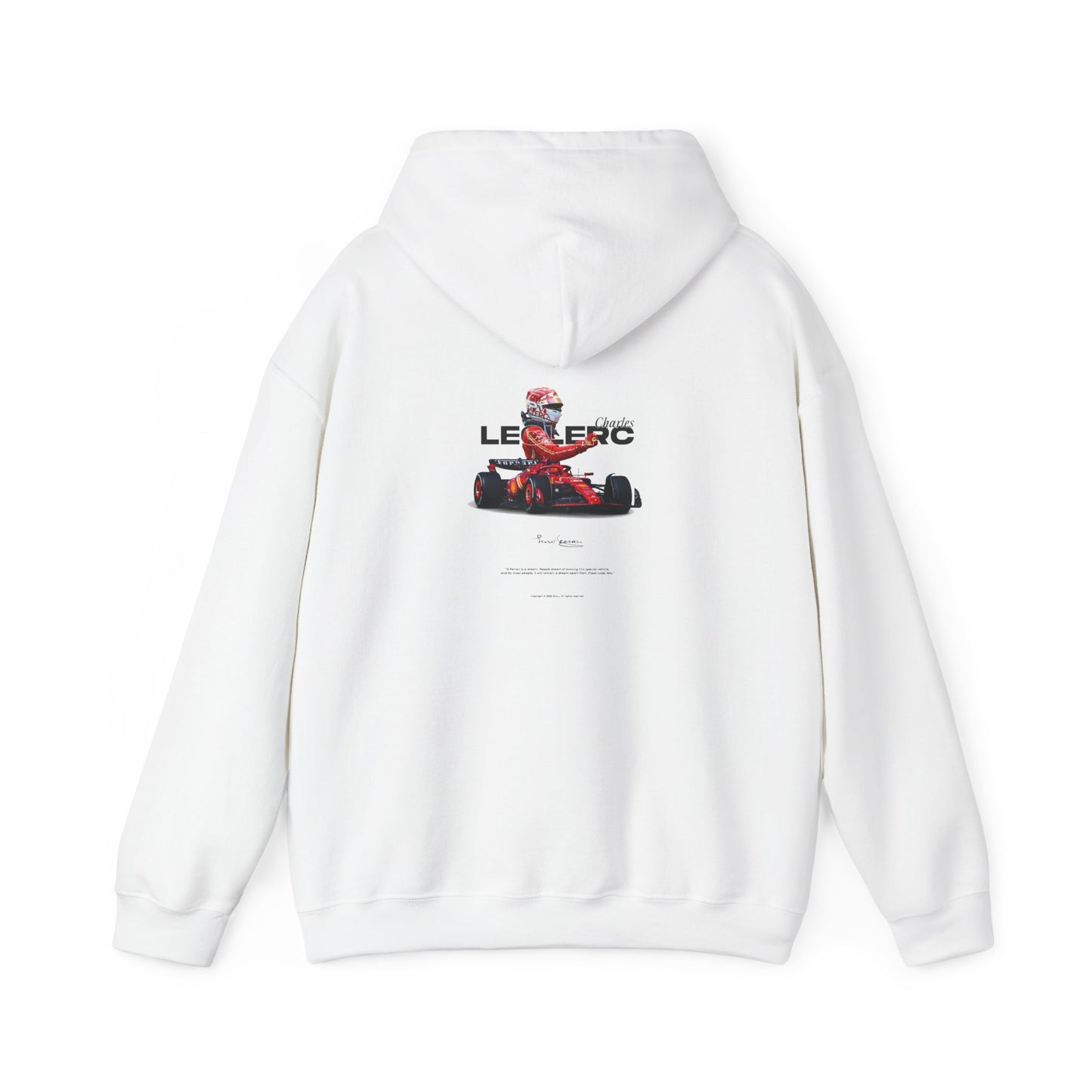 Unisex Heavy Blend™ Hooded Sweatshirt - Leclerc Racing Graphic