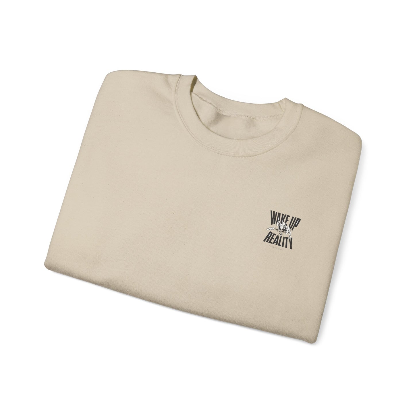 Unisex Heavy Blend™ Crewneck Sweatshirt - "Wake Up Reality" Inspirational Sweatshirt