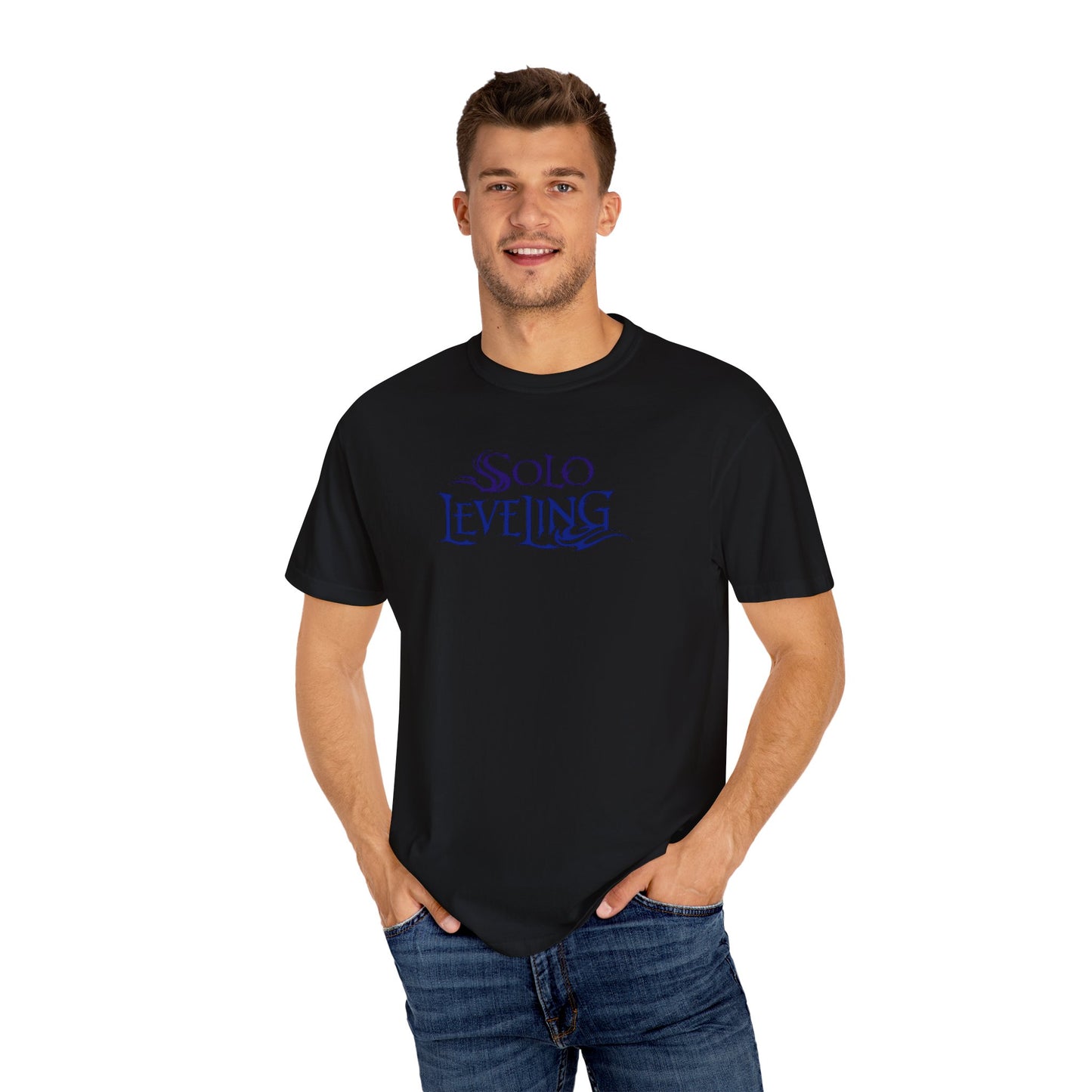 Solo Leveling Unisex Garment-Dyed T-Shirt - Anime Inspired Graphic Tee