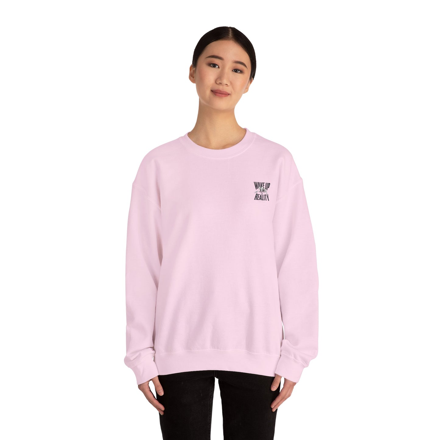 Unisex Heavy Blend™ Crewneck Sweatshirt - "Wake Up Reality" Inspirational Sweatshirt