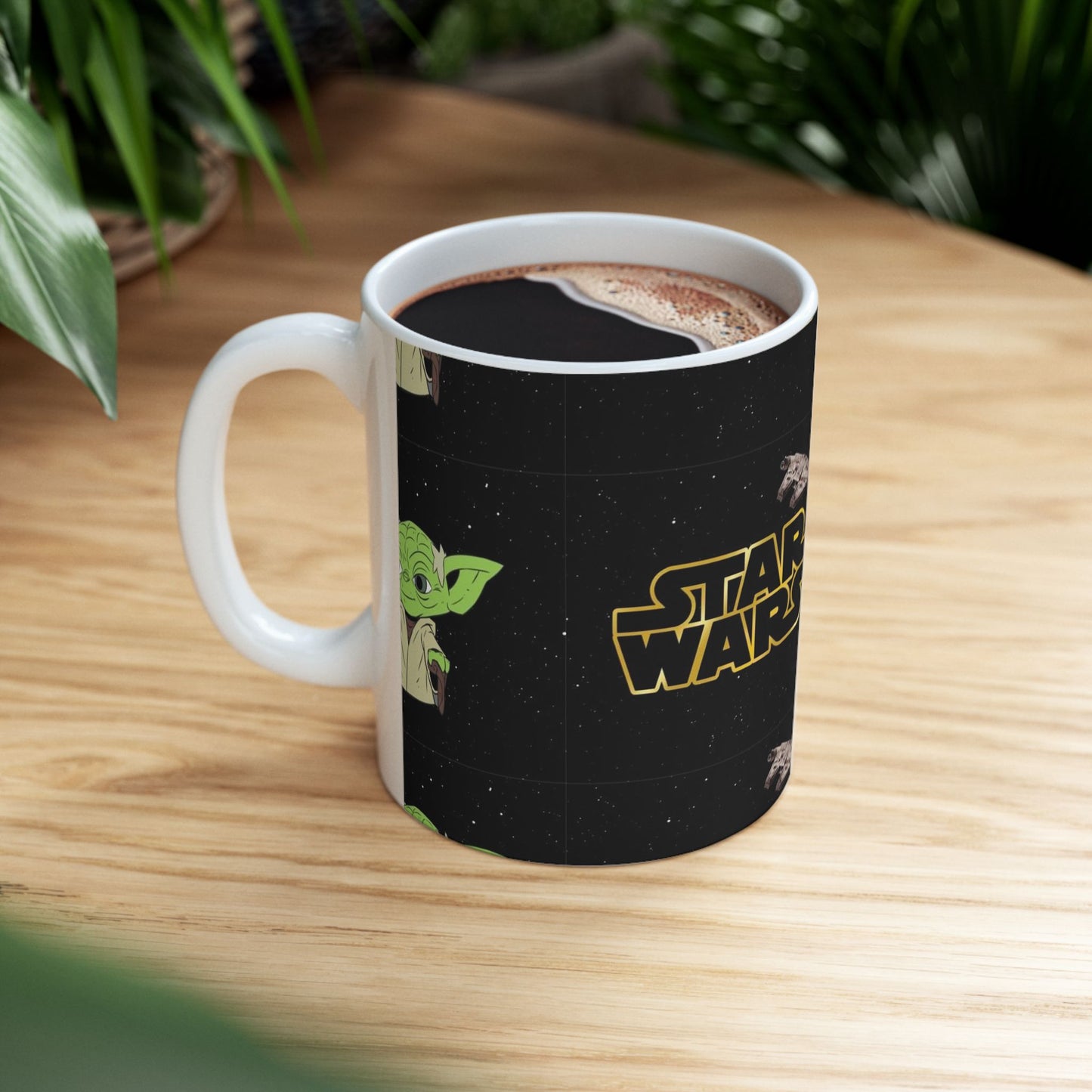 Star Wars Yoda Ceramic Mug - 11oz & 15oz Coffee Cup for Fans