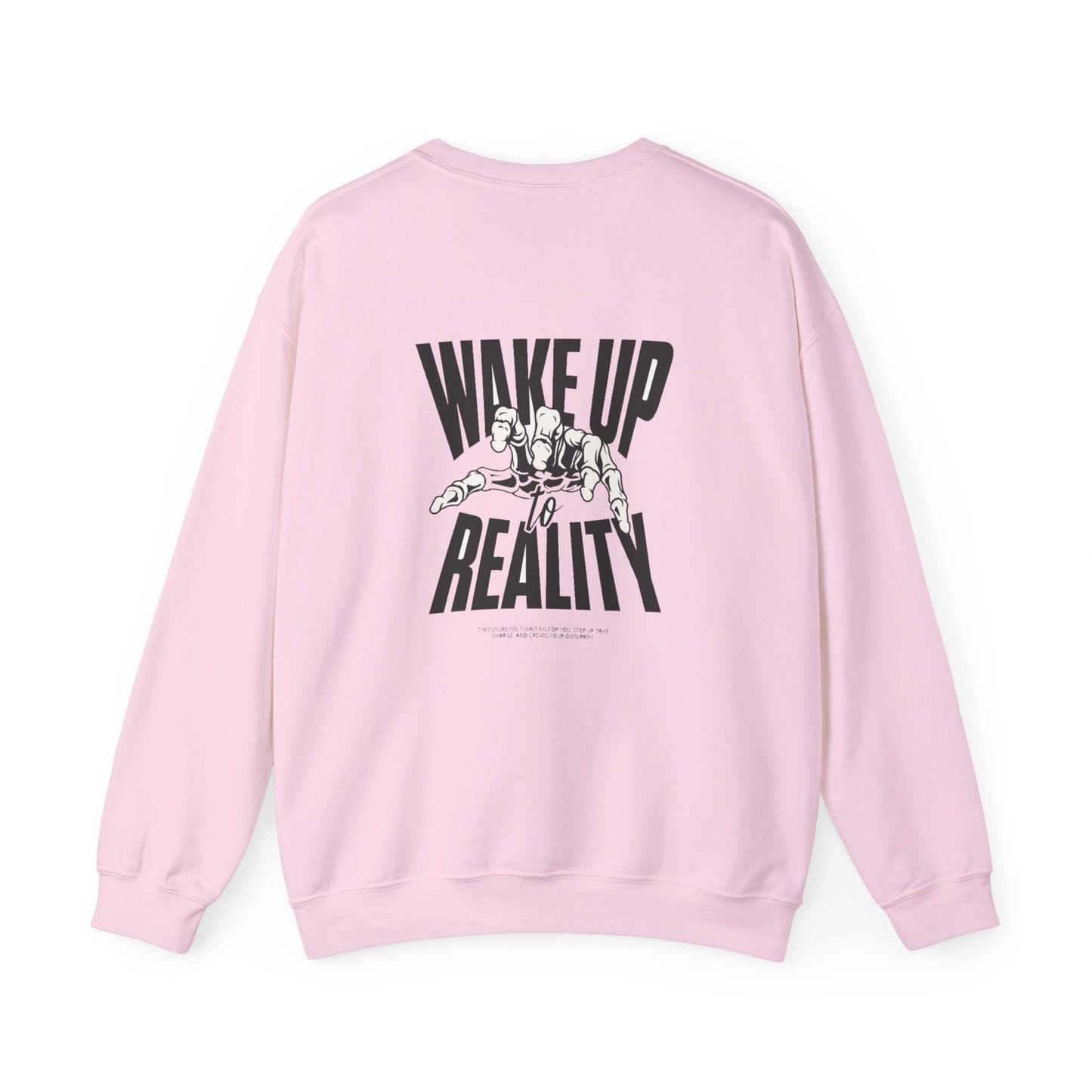 Unisex Heavy Blend™ Crewneck Sweatshirt - "Wake Up Reality" Inspirational Sweatshirt