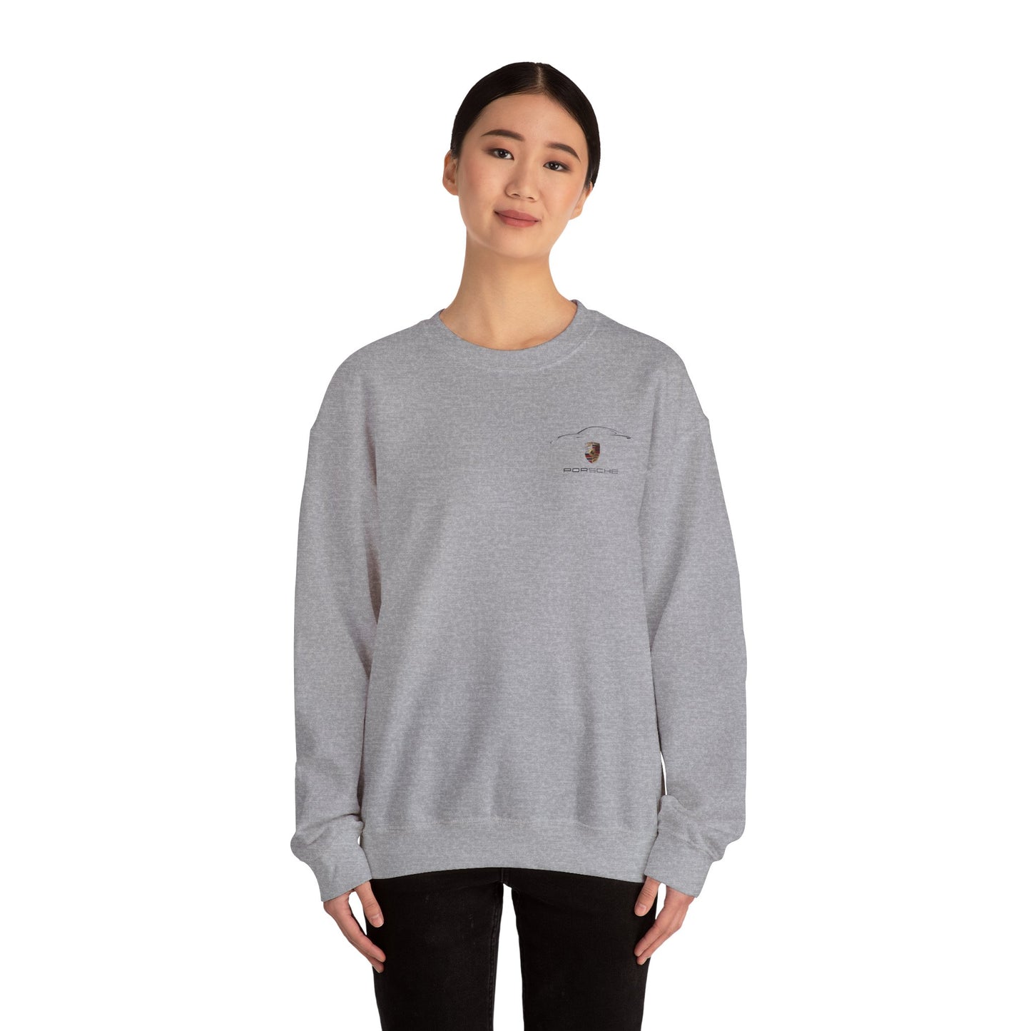 Porsche Logo Unisex Crewneck Sweatshirt - Heavy Blend Vintage Style