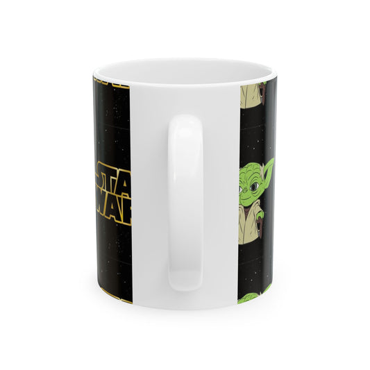 Star Wars Yoda Ceramic Mug - 11oz & 15oz Coffee Cup for Fans