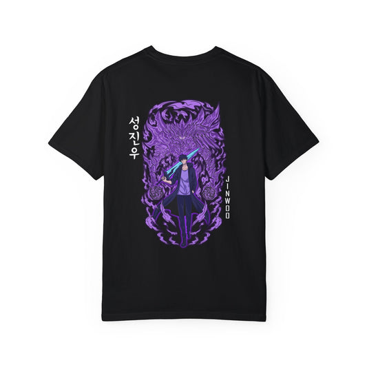Solo Leveling Unisex Garment-Dyed T-Shirt - Anime Inspired Graphic Tee