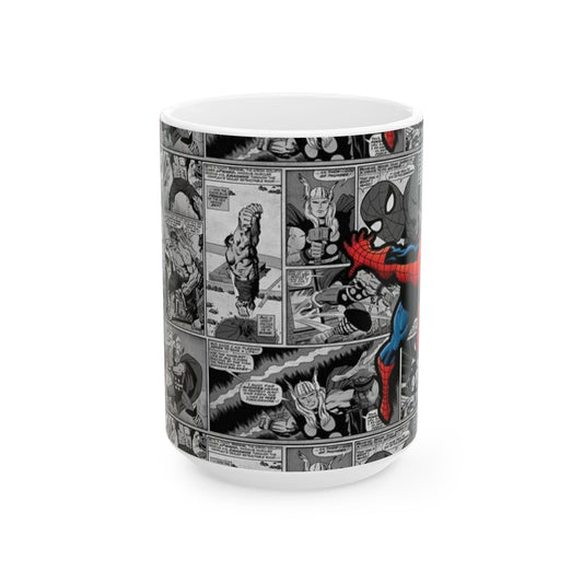 Classic Comic Spider-Man Ceramic Mug - 11oz & 15oz