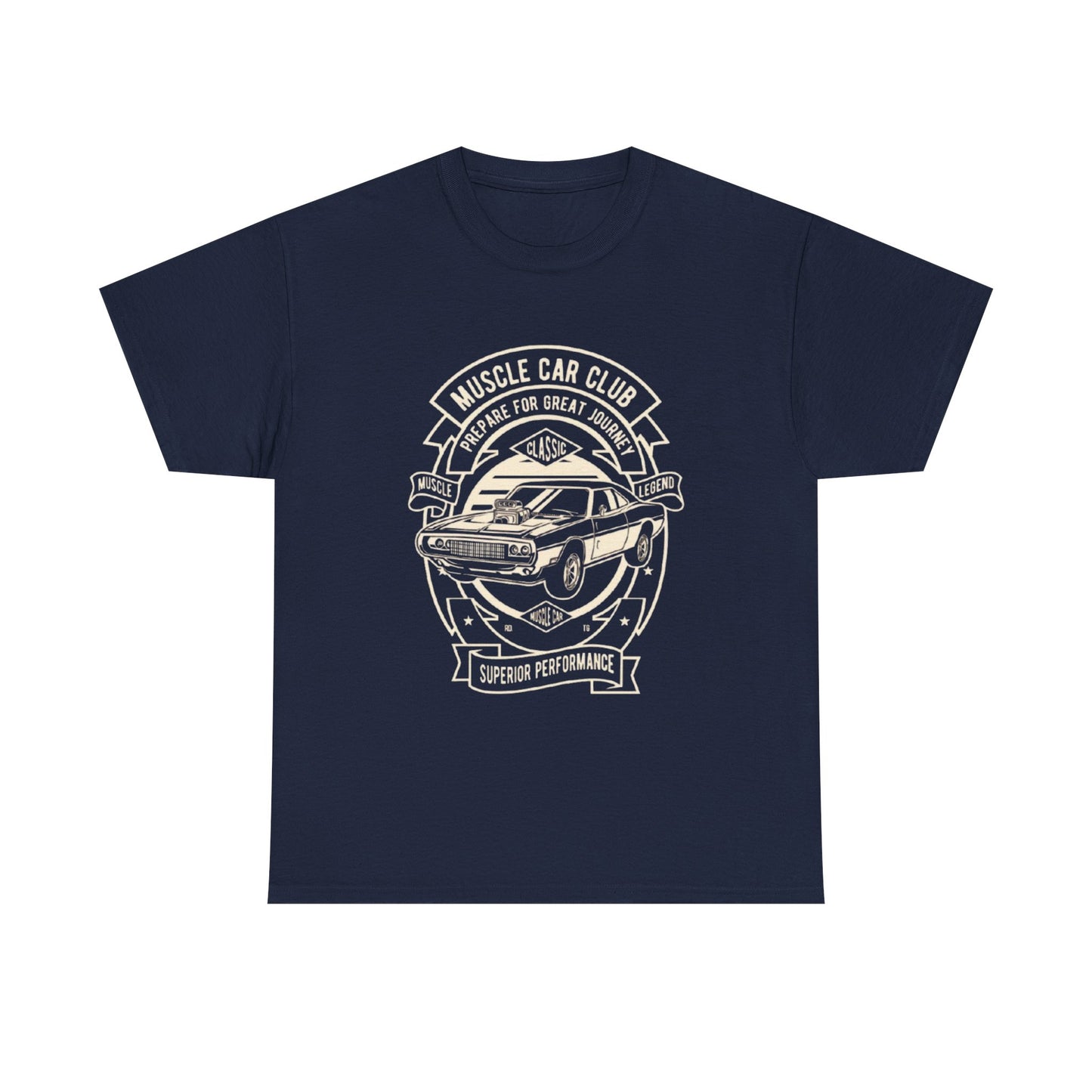 Muscle Car Club Unisex Heavy Cotton Tee - Perfect Gift for Car Enthusiasts