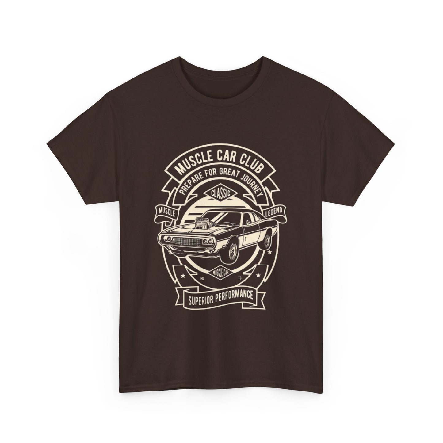 Muscle Car Club Unisex Heavy Cotton Tee - Perfect Gift for Car Enthusiasts
