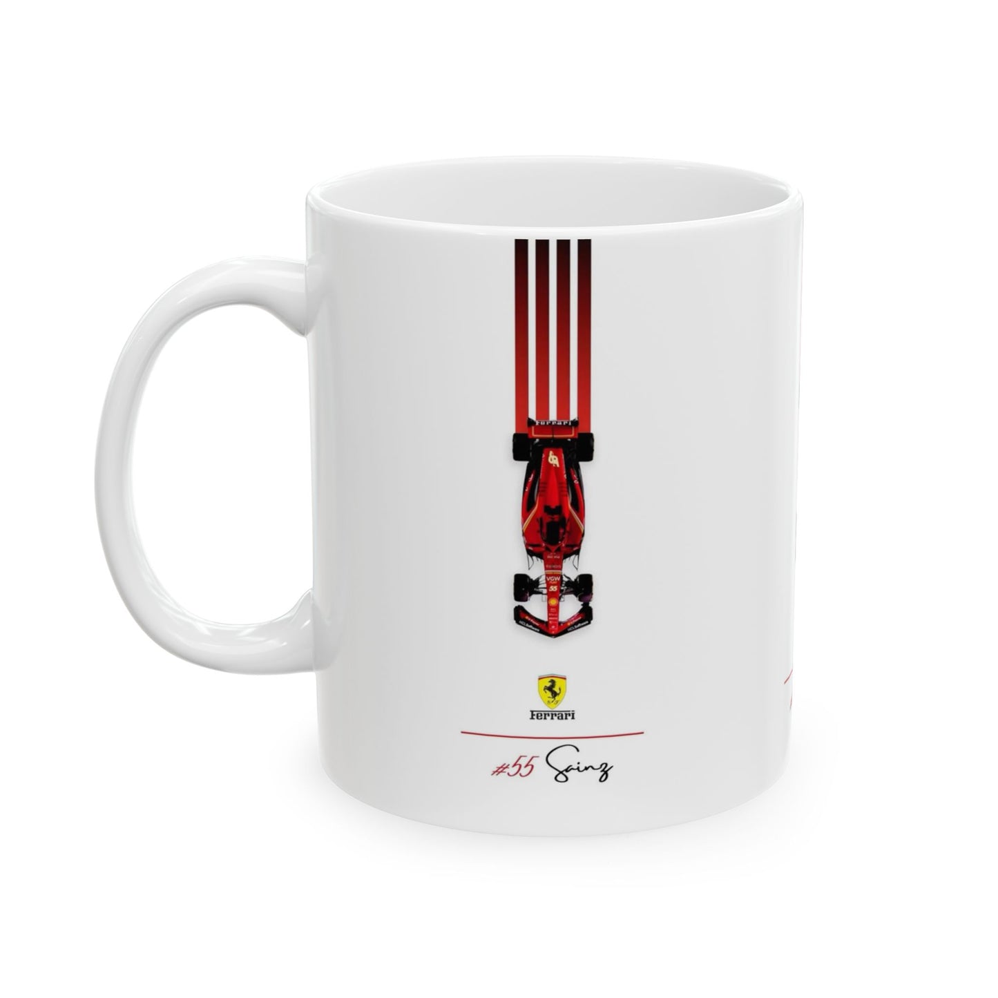 Ferrari Racing Ceramic Mug - 11oz & 15oz - Perfect Gift for Car Enthusiasts