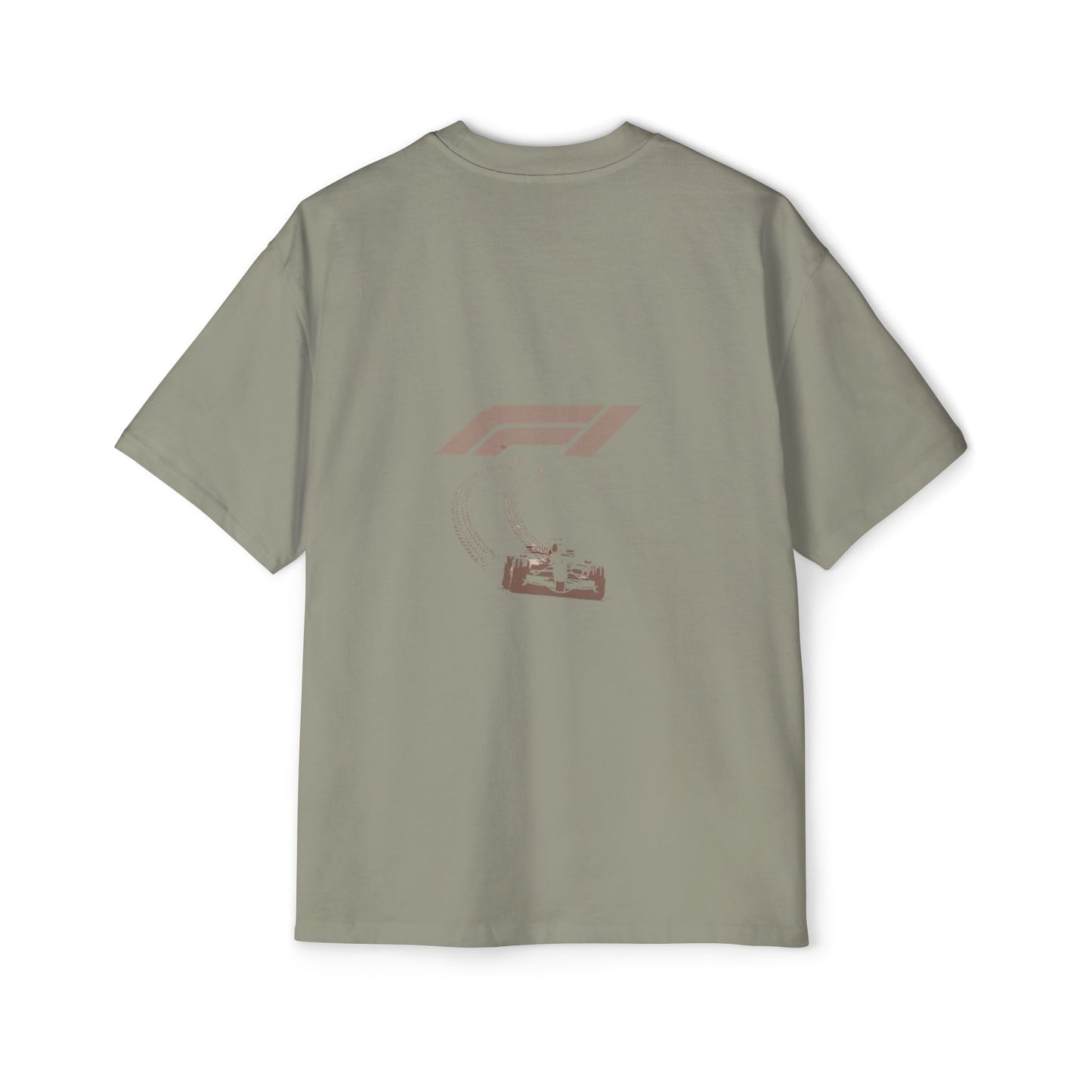 Men's Heavy Oversized Tee - Stylish Racing Graphic Tee for Motorsports Enthusiasts