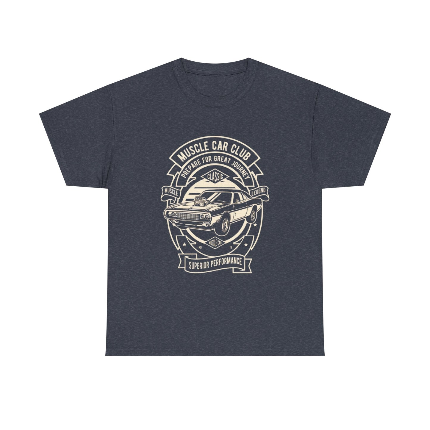 Muscle Car Club Unisex Heavy Cotton Tee - Perfect Gift for Car Enthusiasts