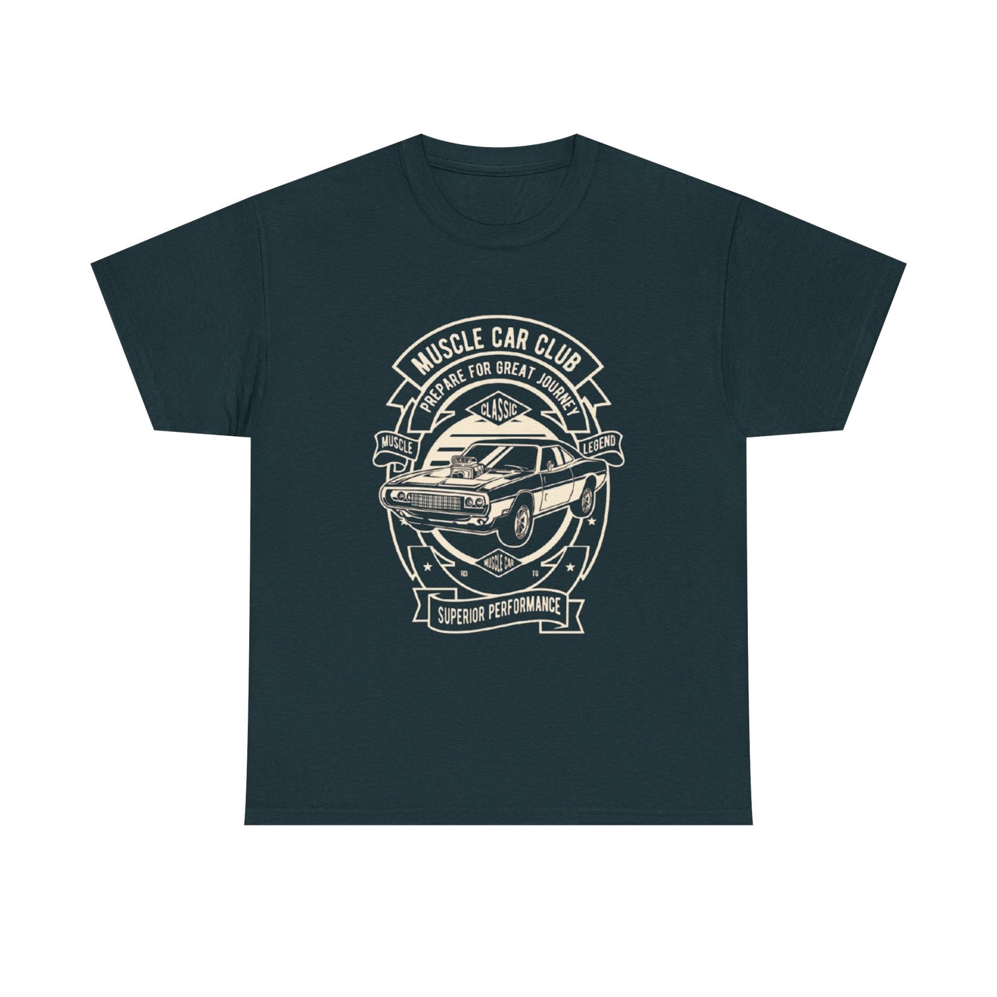 Muscle Car Club Unisex Heavy Cotton Tee - Perfect Gift for Car Enthusiasts
