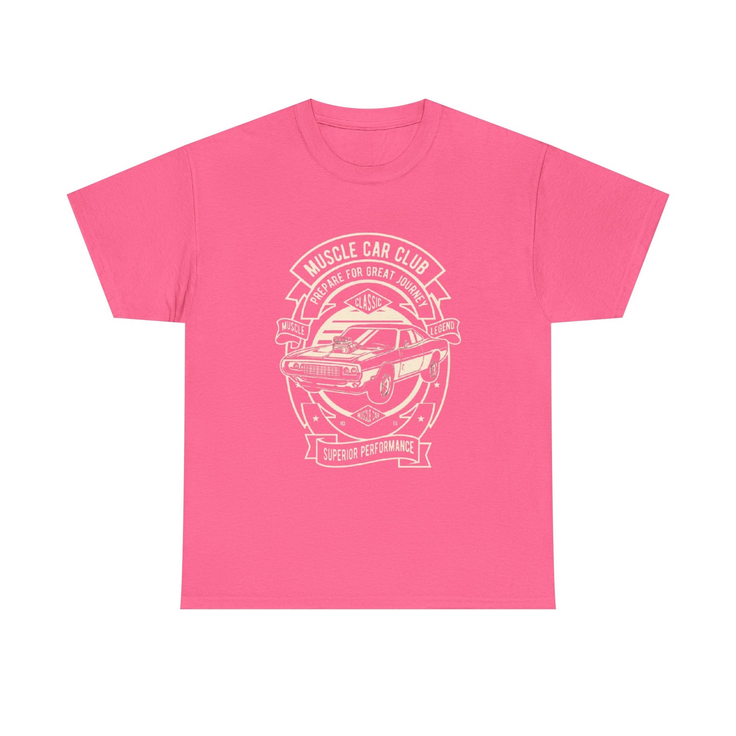Muscle Car Club Unisex Heavy Cotton Tee - Perfect Gift for Car Enthusiasts
