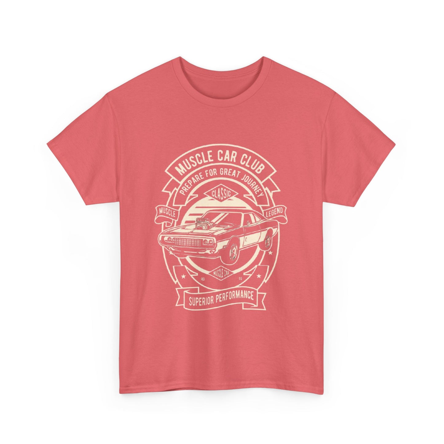 Muscle Car Club Unisex Heavy Cotton Tee - Perfect Gift for Car Enthusiasts