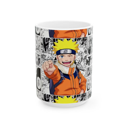 Naruto Manga Comic Ceramic Mug - 11oz & 15oz - Perfect Gift for Anime Lovers