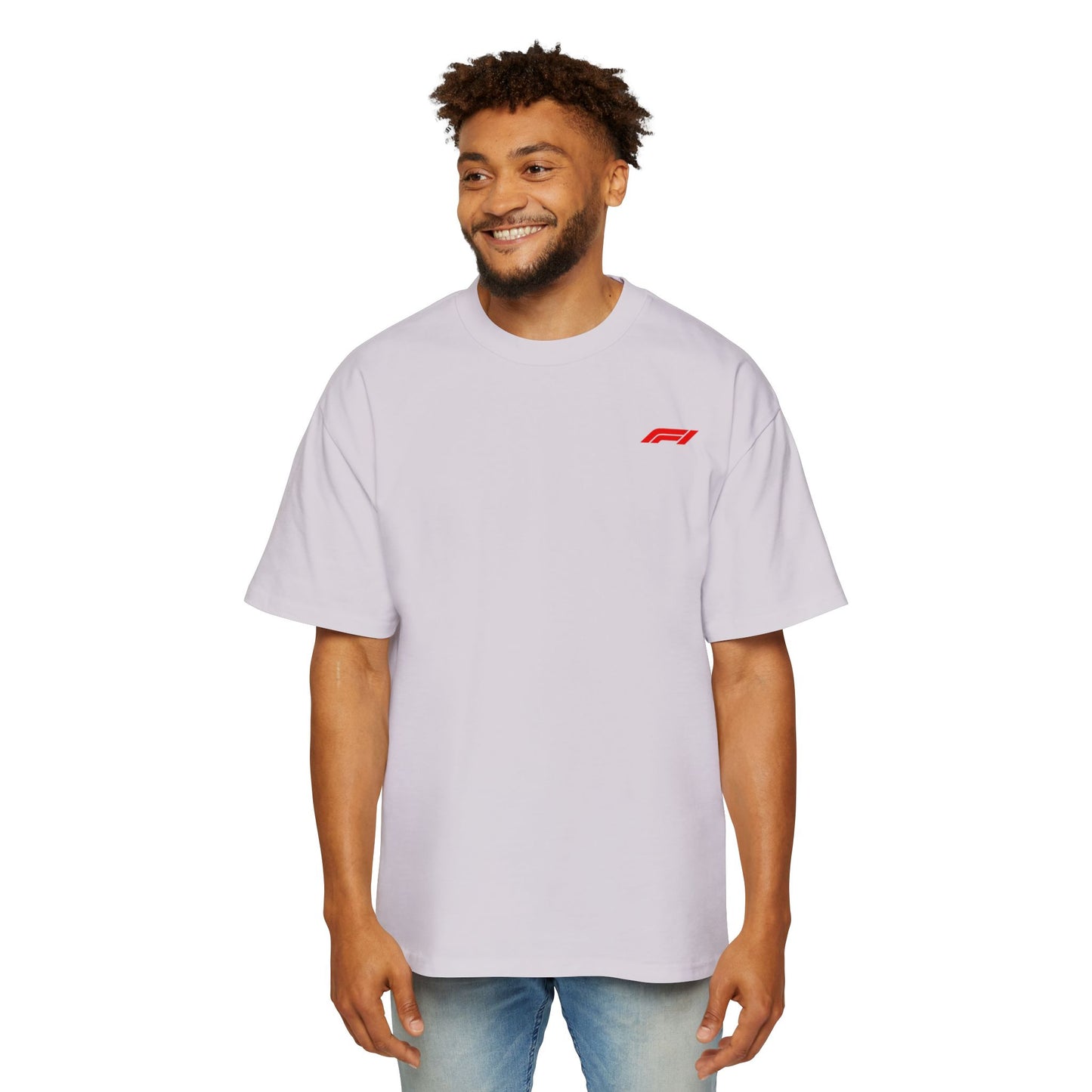 Men's Heavy Oversized Tee - Stylish Racing Graphic Tee for Motorsports Enthusiasts