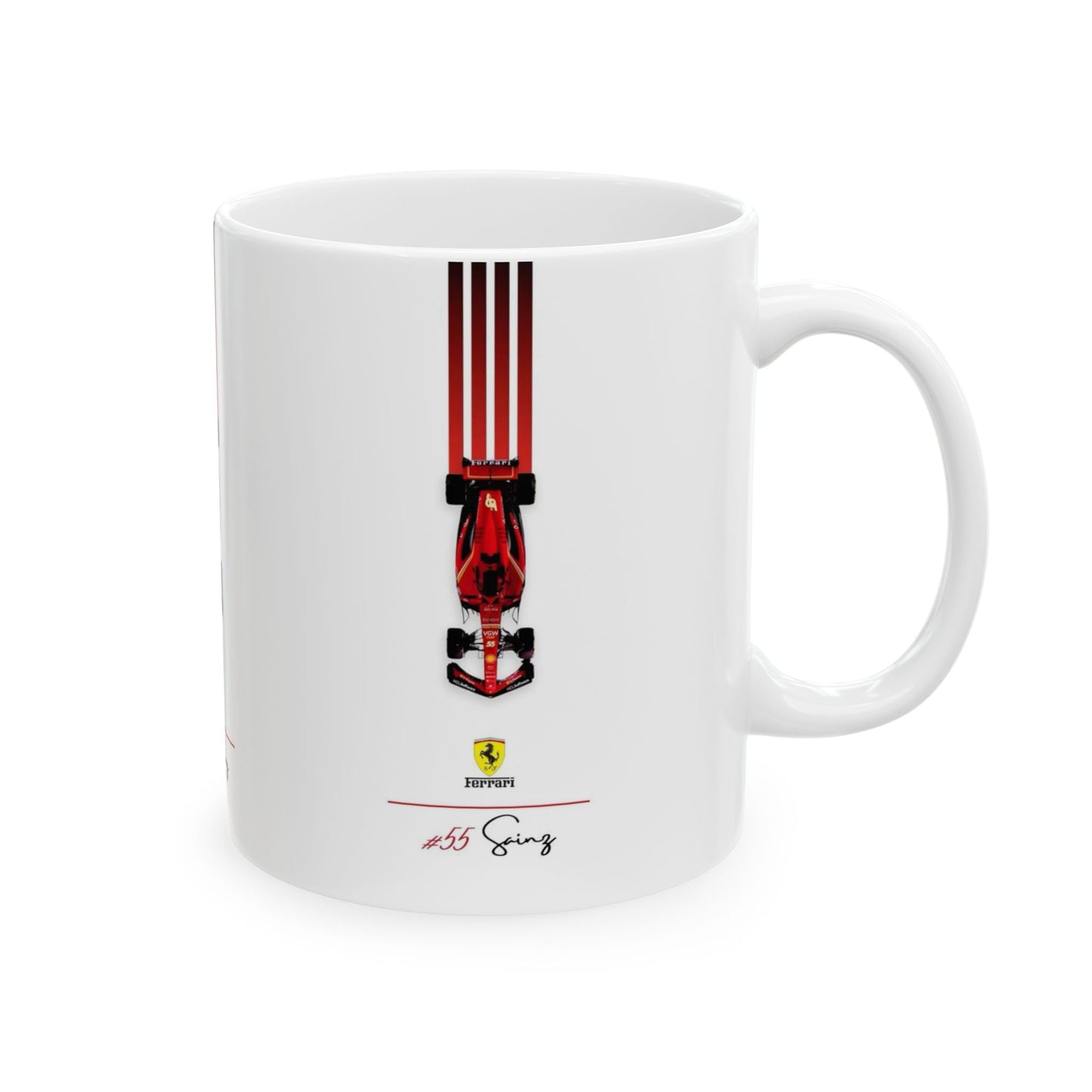 Ferrari Racing Ceramic Mug - 11oz & 15oz - Perfect Gift for Car Enthusiasts