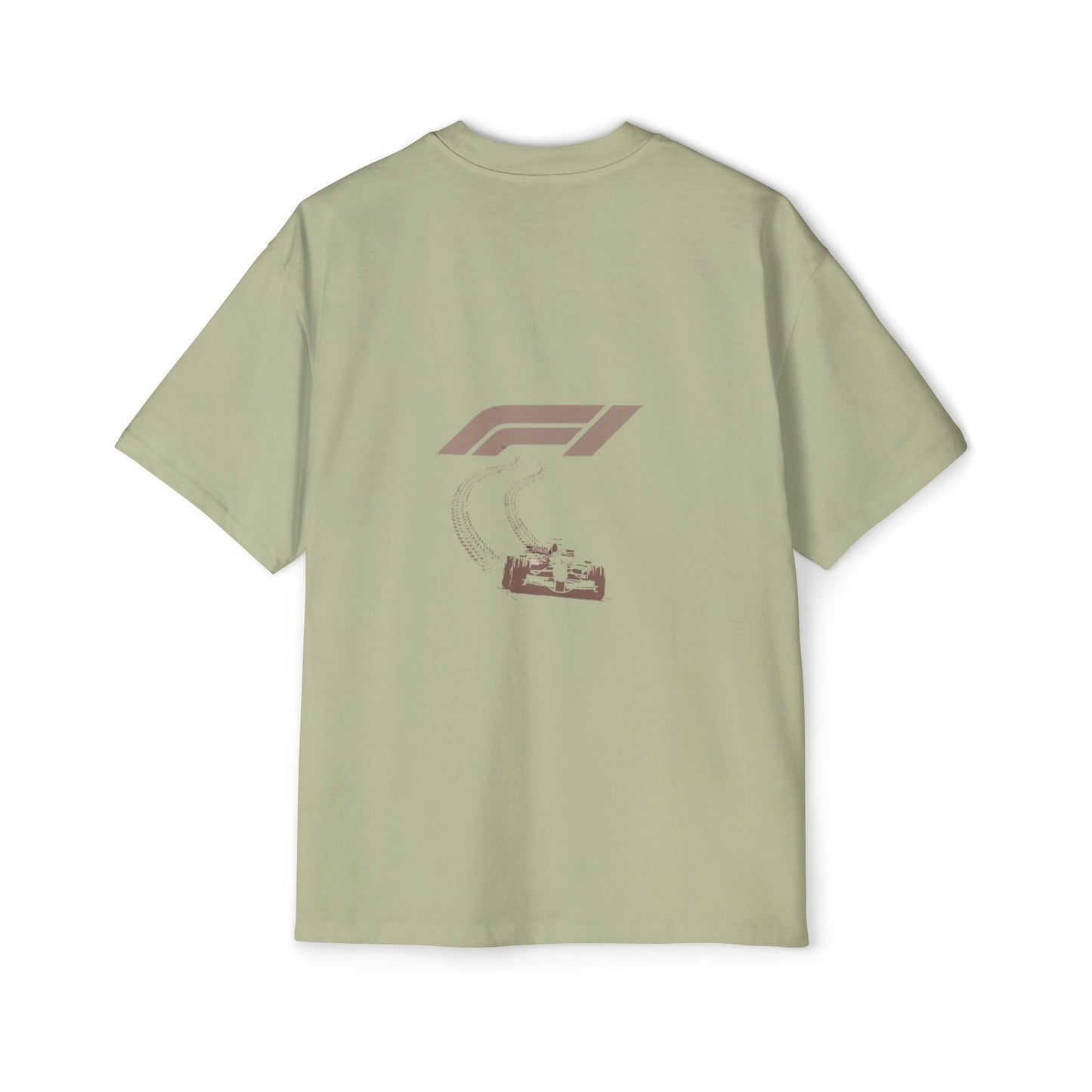 Men's Heavy Oversized Tee - Stylish Racing Graphic Tee for Motorsports Enthusiasts