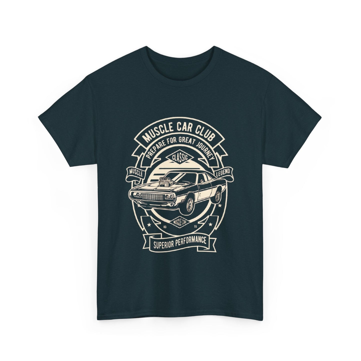 Muscle Car Club Unisex Heavy Cotton Tee - Perfect Gift for Car Enthusiasts
